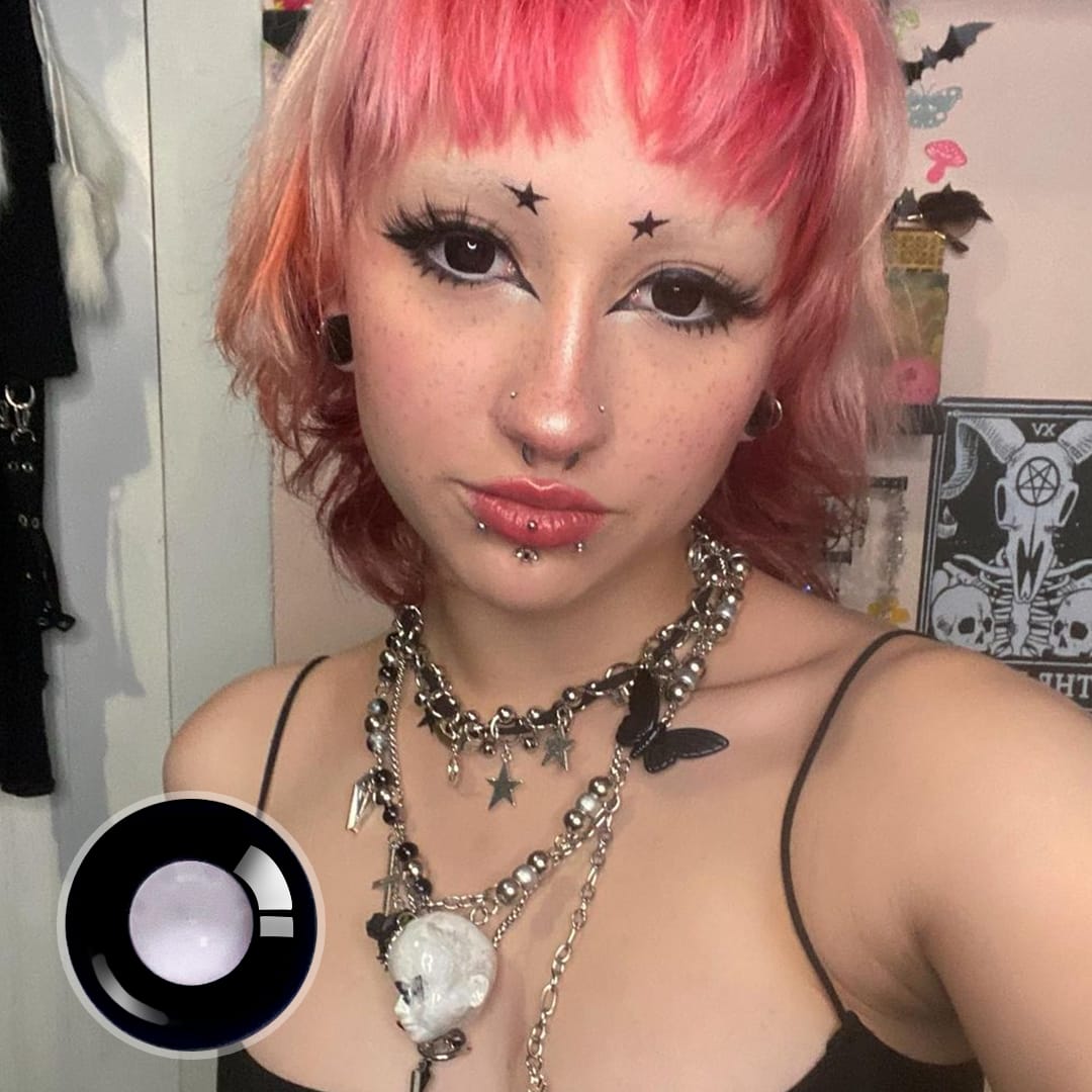 Glommy's Dollie Darknight Black Contact Lenses