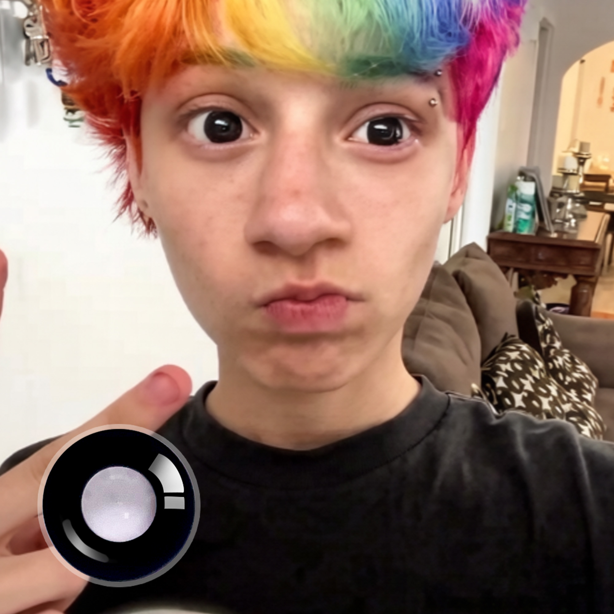 josh8o1 X Dollie Darknight Black | Bigger Eye | Dolly |14mm | 1 Year