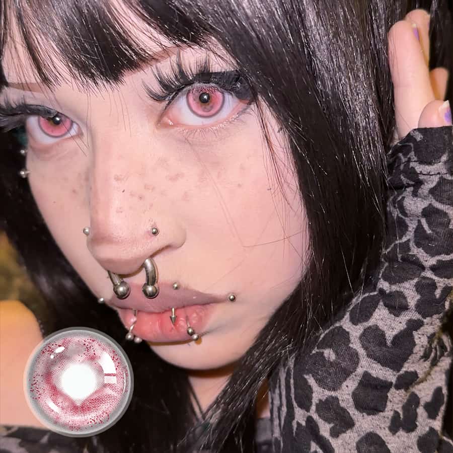 Londonactress's Smitten Pink Contact Lenses