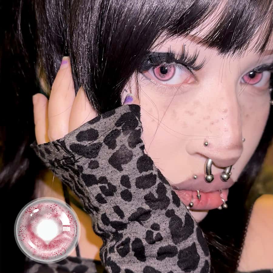 londonactress's Smitten Pink Contact Lenses