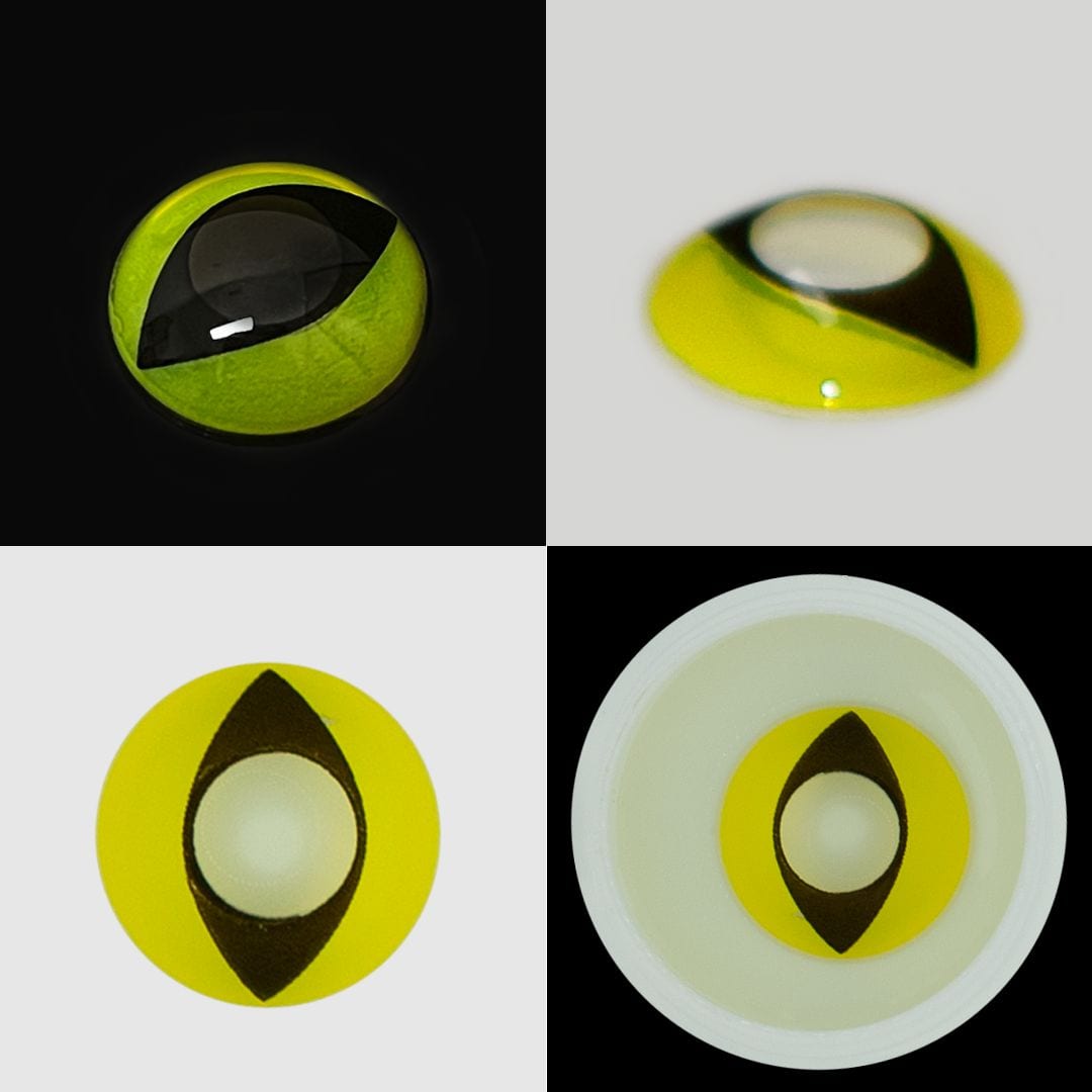 Reptile Glow Colored Contact Lenses