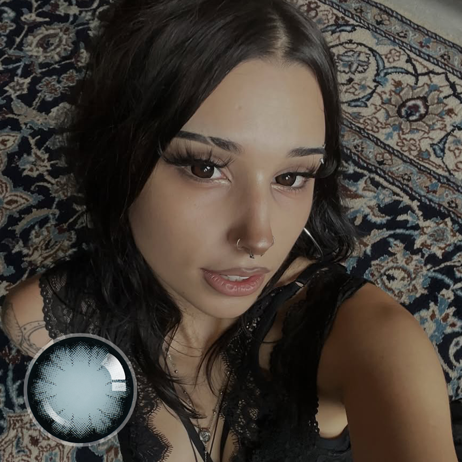 Espressomarini's Black Dahlia Contact Lenses(12 months of use)