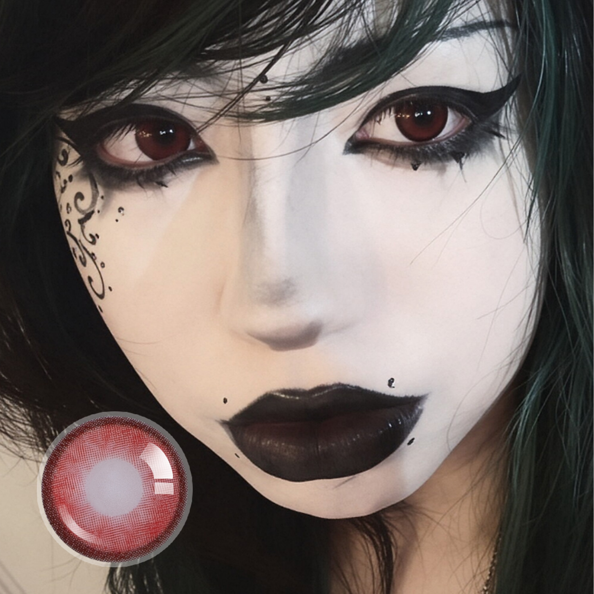 mxshlee X Blood Moon | Cos | Red | 14mm | 1 Year