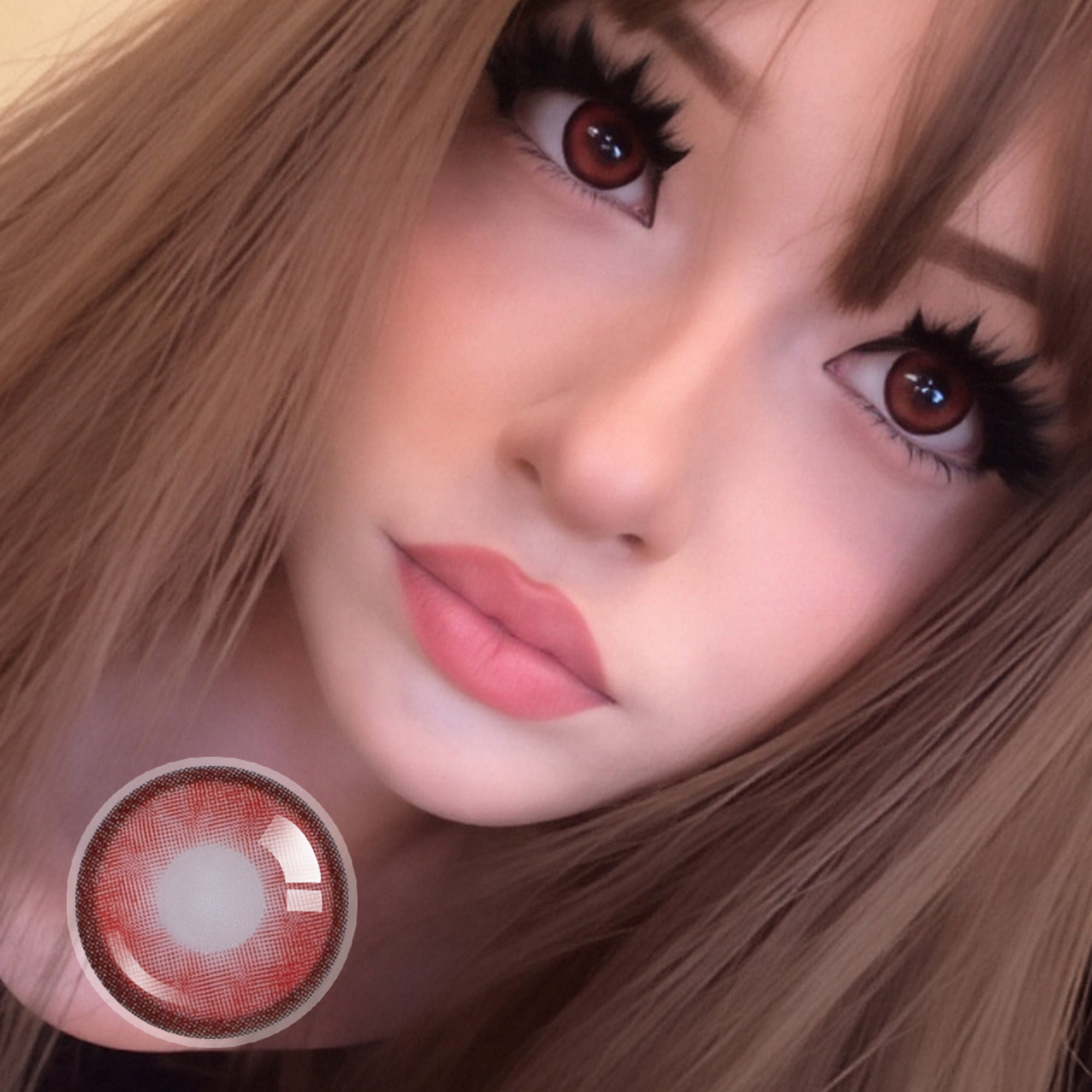 pupbsby X Blood Moon | Cos | Red | 14mm | 1 Year