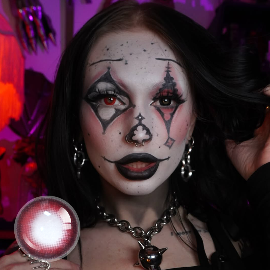 Blairvira's Spicy Red (Halloween) Contact Lenses