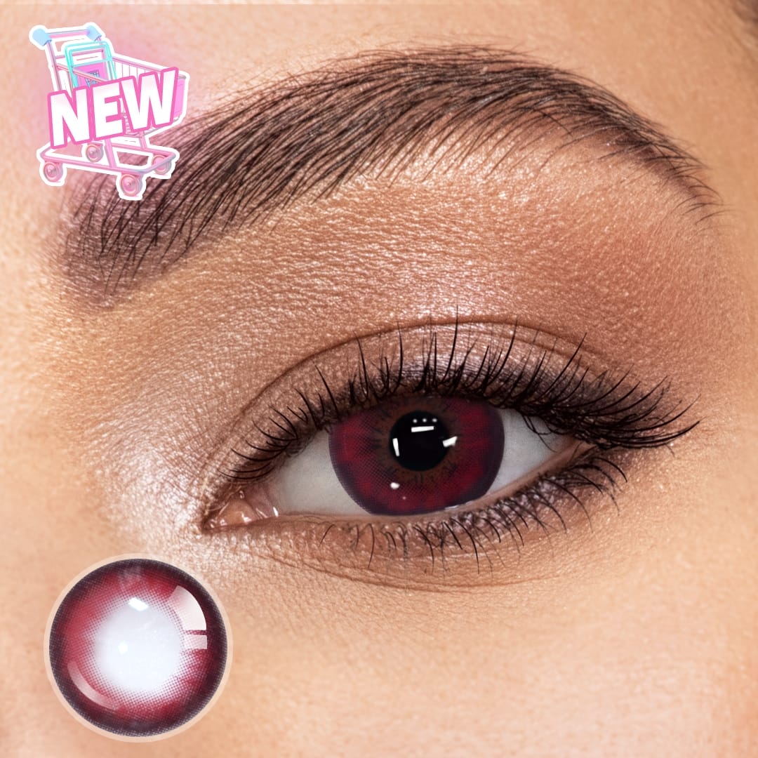 Spicy Red Contact Lenses