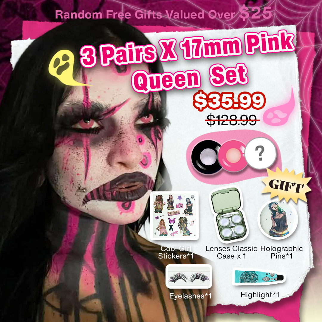 3 Pairs Pink Queen Set | Enlarge (Customized✨)
