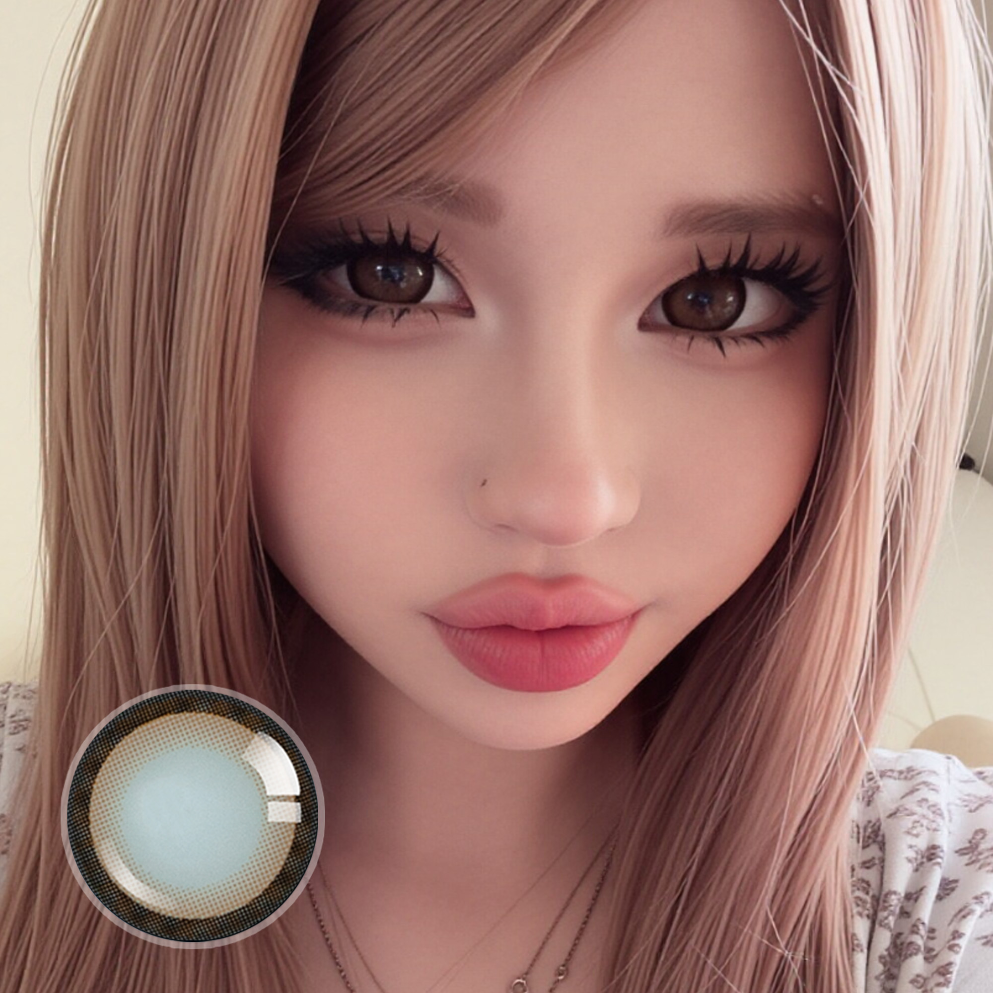 fawn.eternity X Cocoa Charm Contact Lenses(12 months of use)
