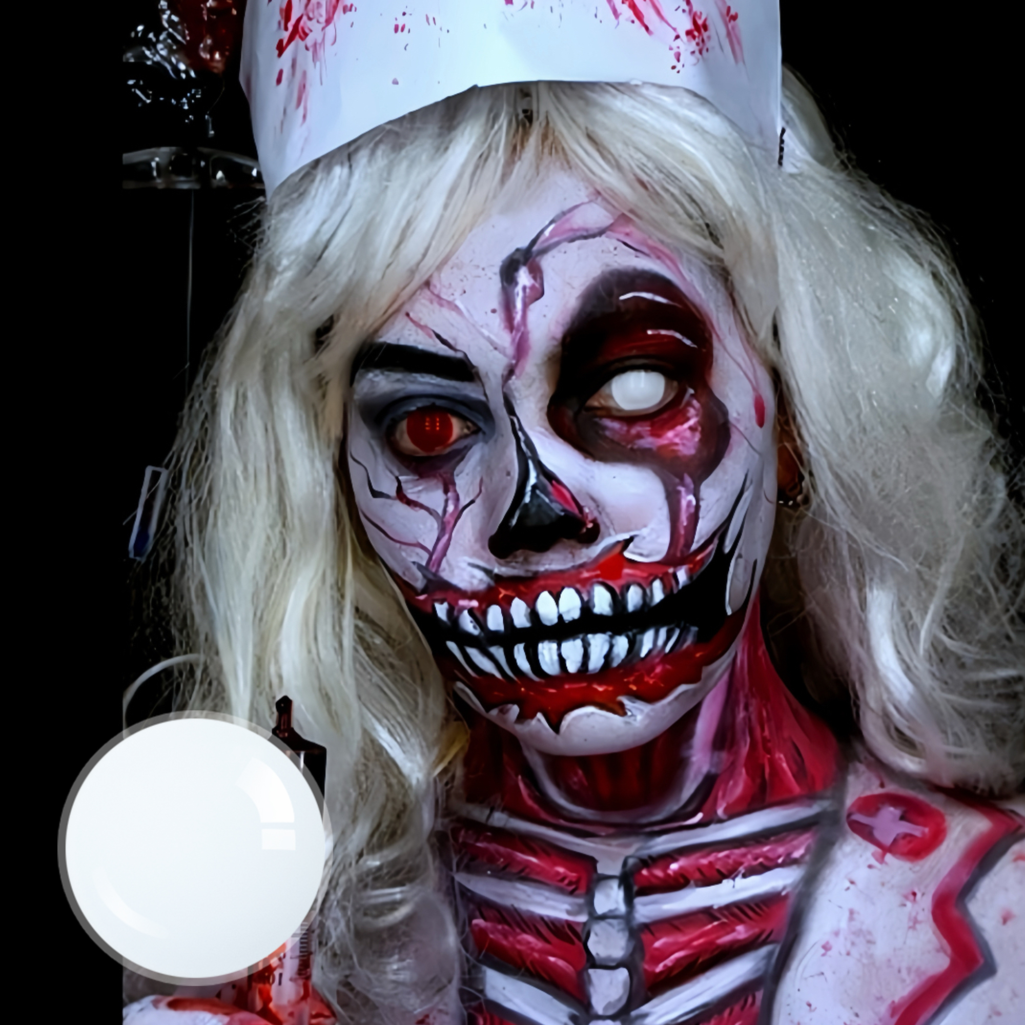 wafaatotil X Blind Moody White (Halloween) | Cos | 1 Year