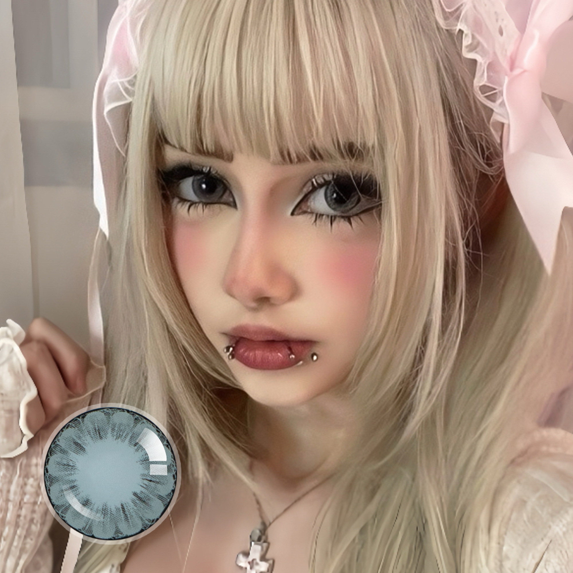 kitticig X Grey Dahlia | Enlarge | 14.5mm | 1 Year