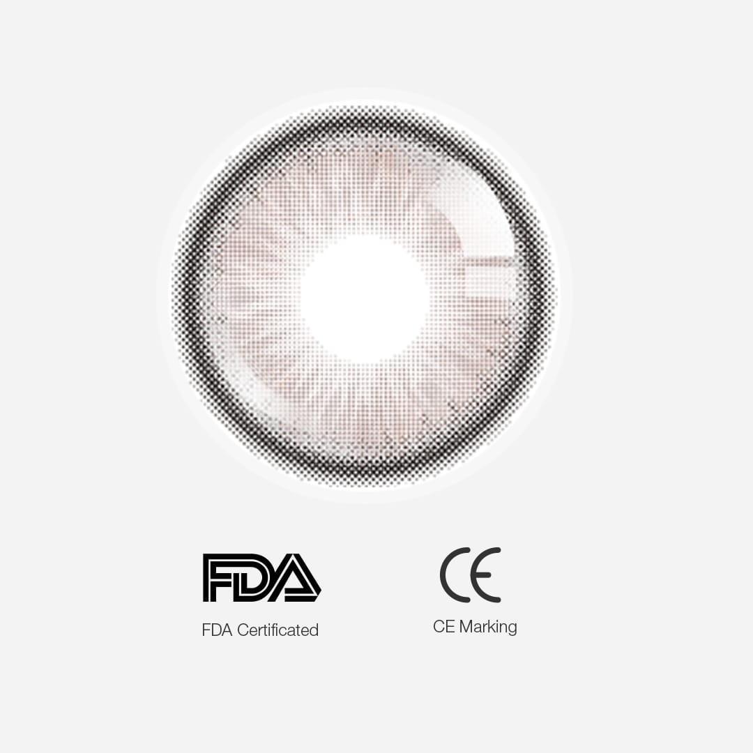 Crush Grey Contact Lenses