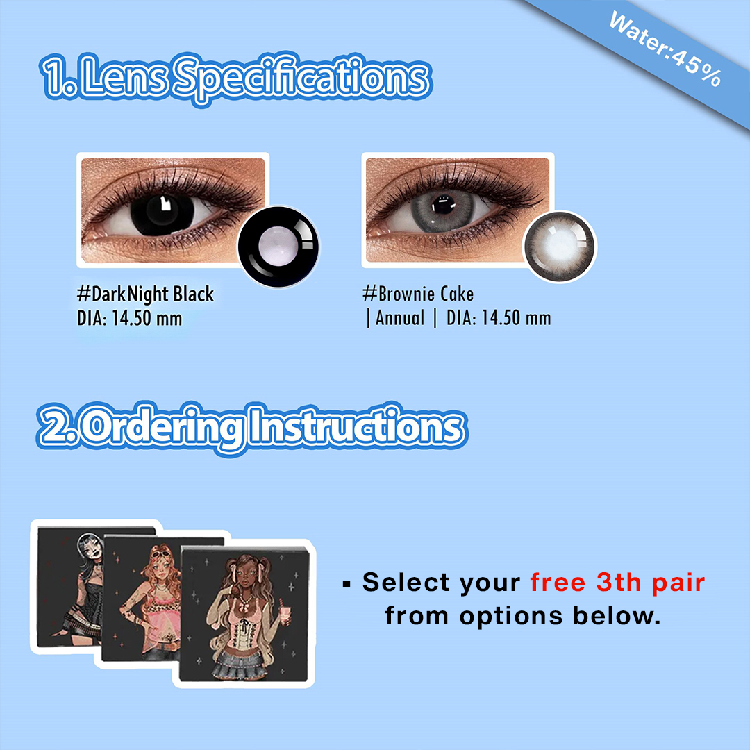 Summer Essential x 3 Pairs Bigger Cute Dolly Eye Set 16mm | 1 Year (Customized✨)