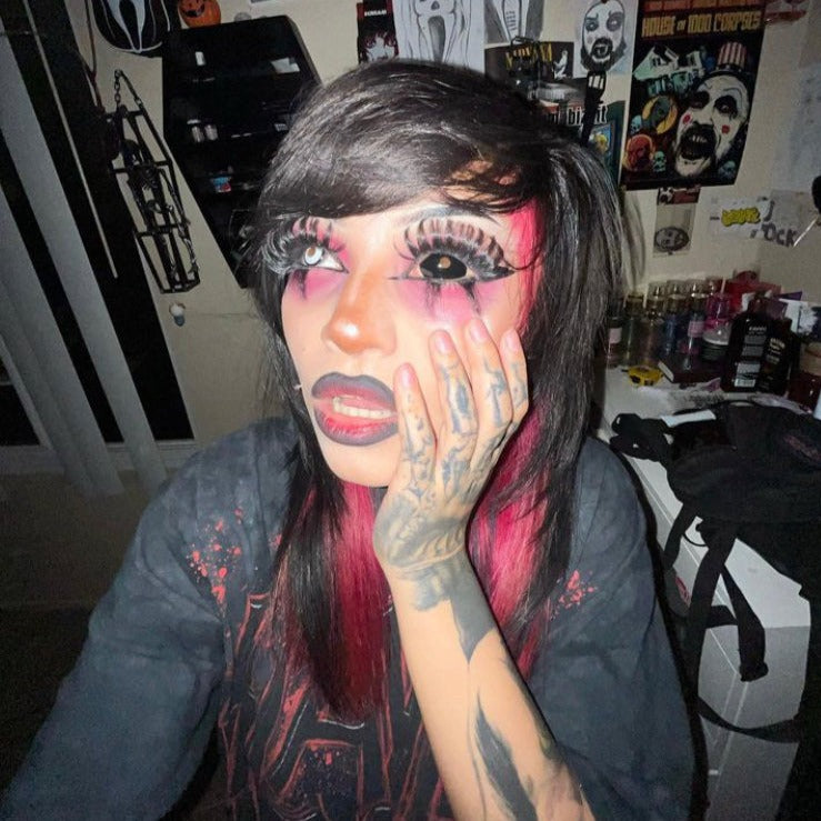Didi Dark Demon Doll Eye 22mm Full Sclera Contact Lenses
