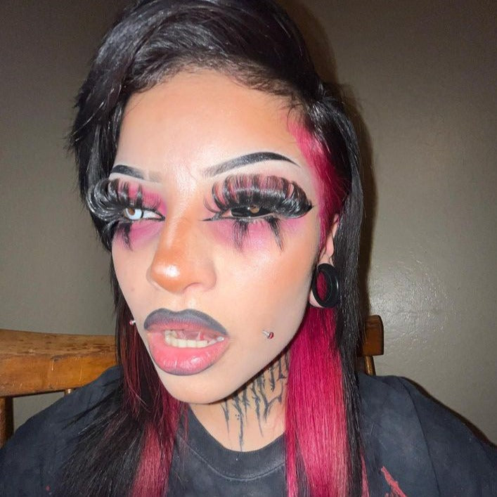 Nene's Dark Demon Doll Eye 22MM Full Sclera Contact Lenses