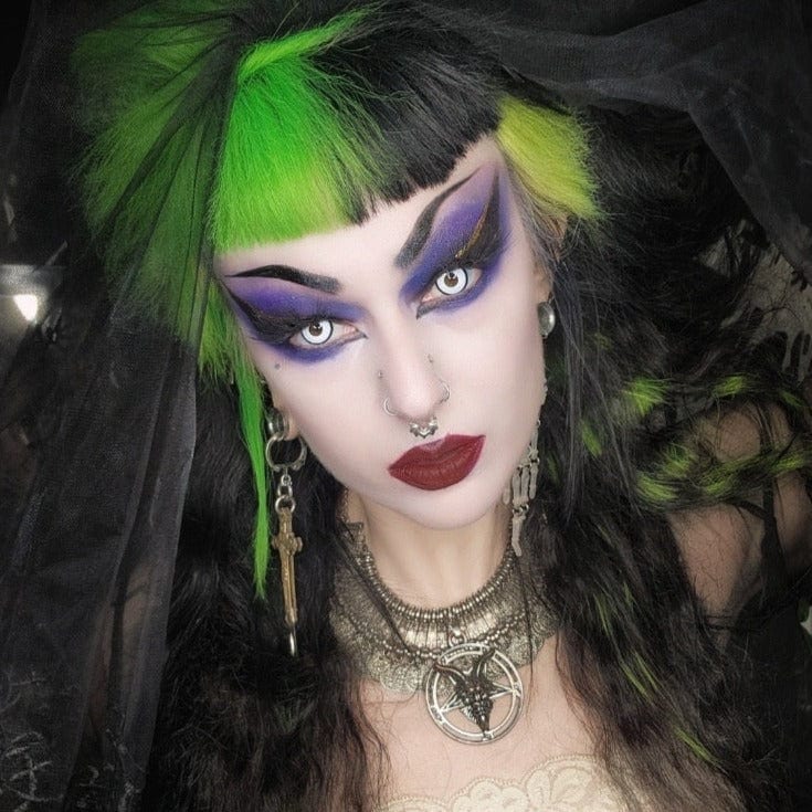 Dracula Vampire White Contact Lenses