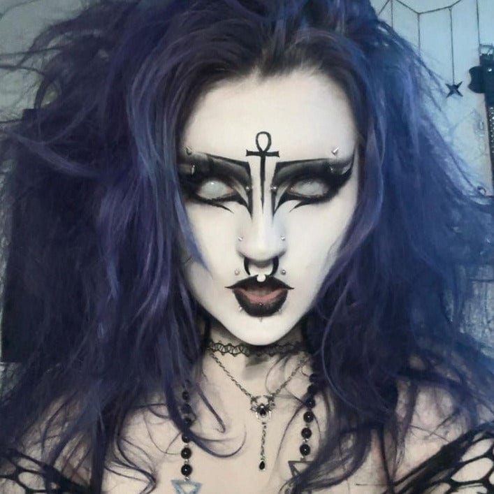 Cat's Gridding White Contact Lenses