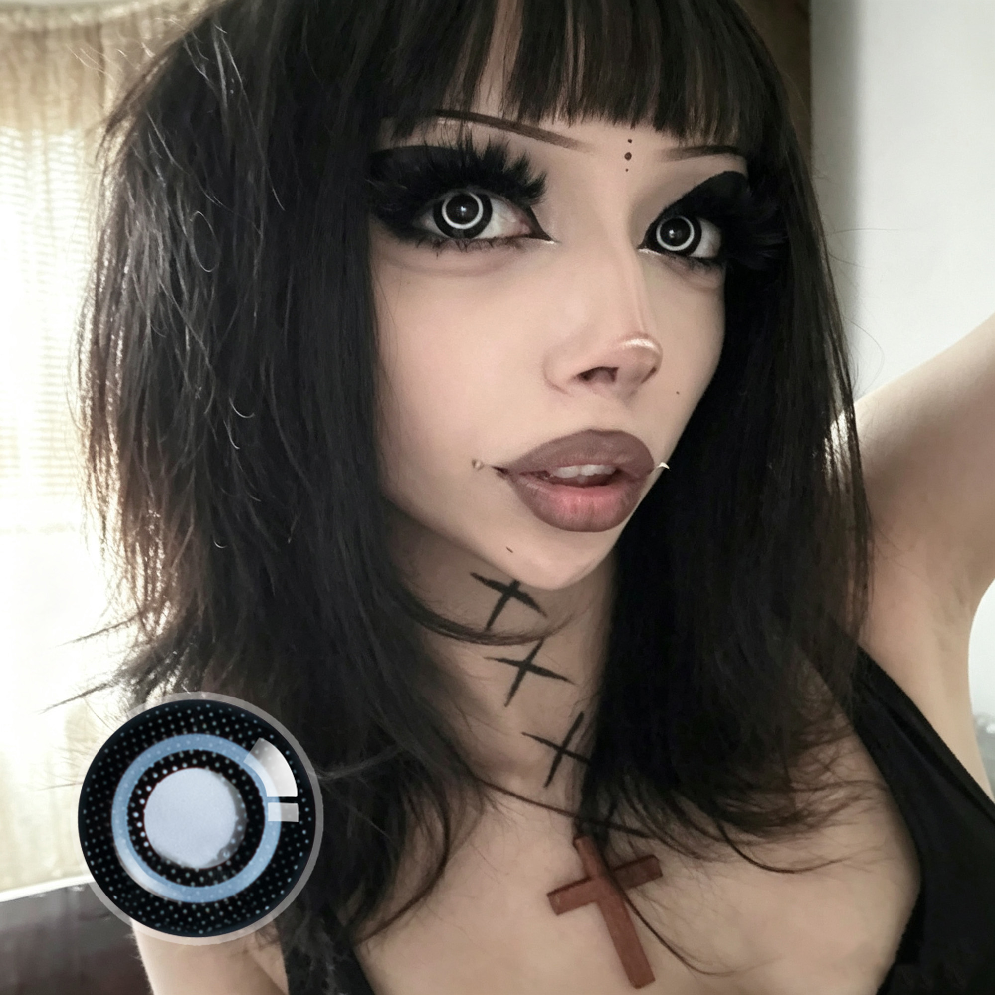 asylome X Goth Dizzy Doll Contact Lenses