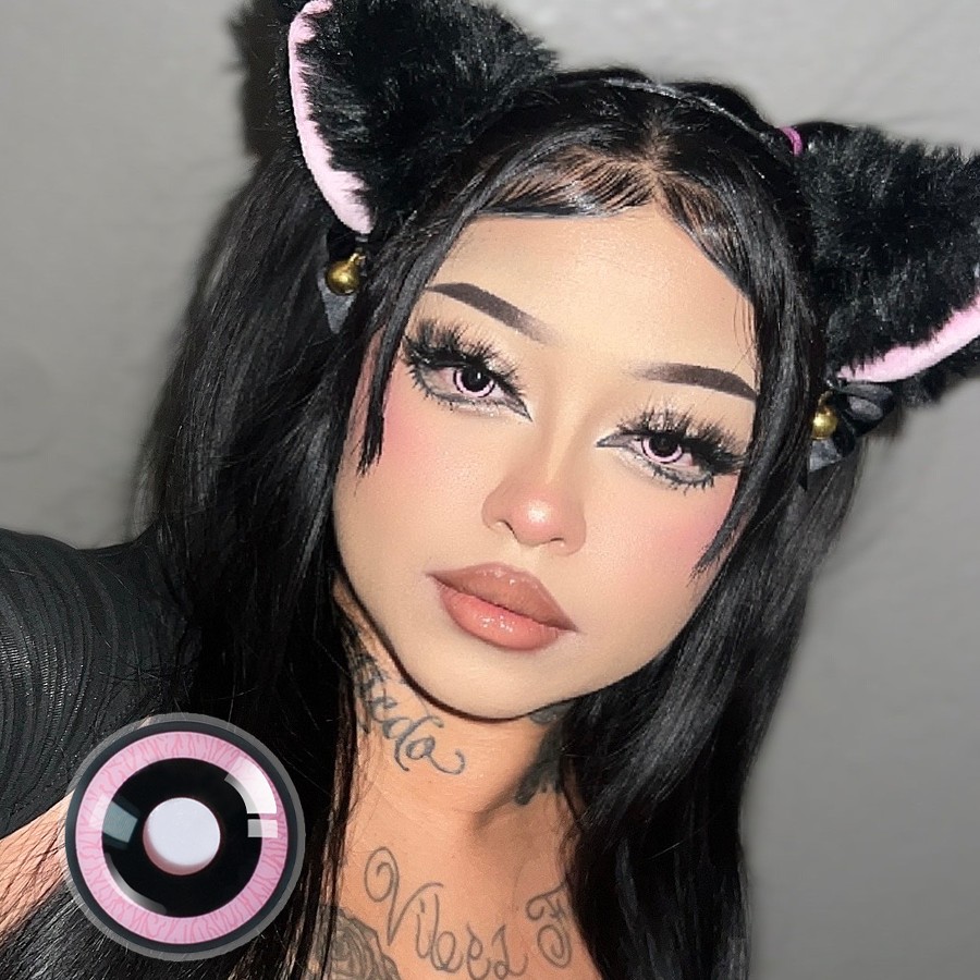 Mocha's Pink Panther Contact Lenses