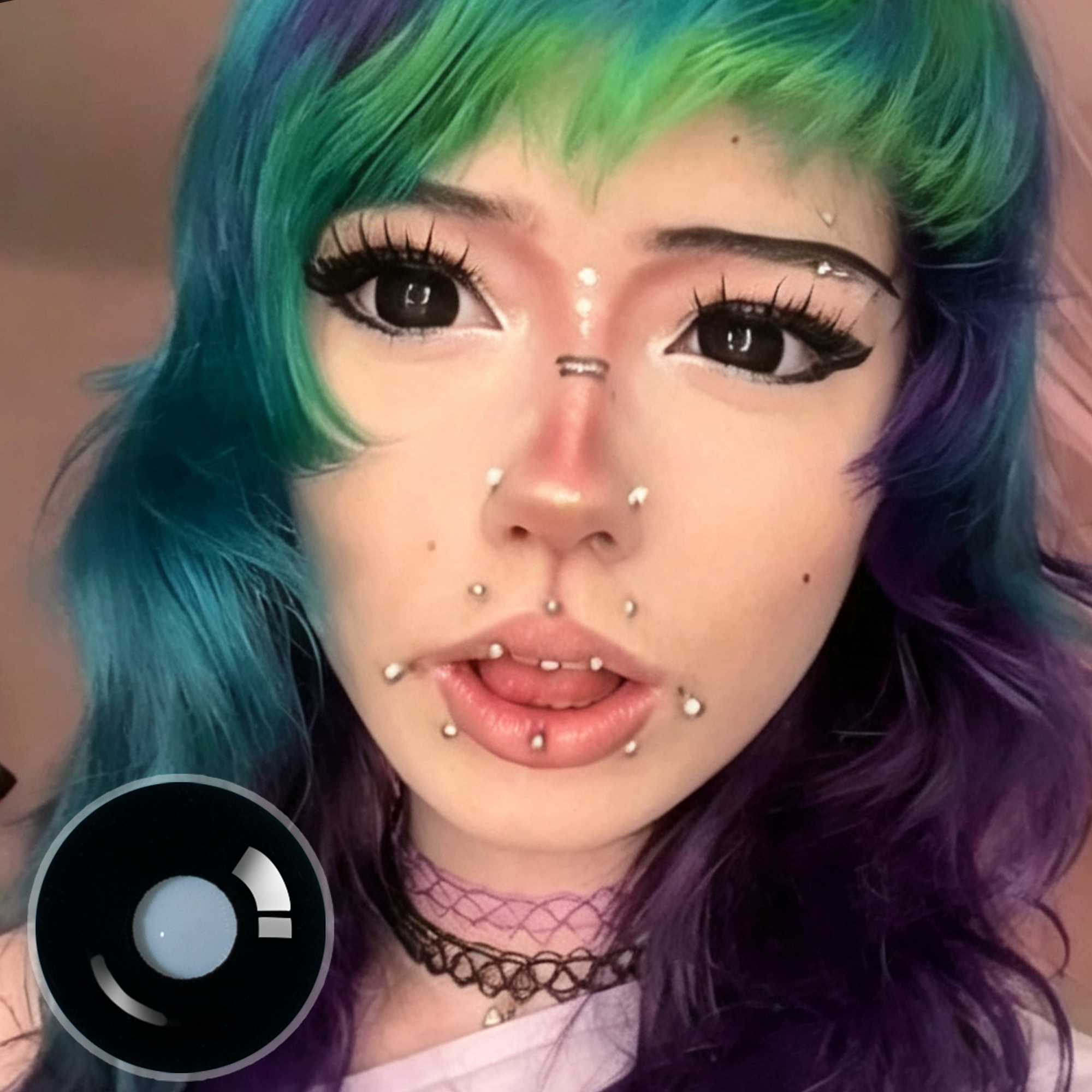 rottencorrpse X Sullen Doll Eye (Halloween) | Enlarge | Black | 17mm | 1 Year