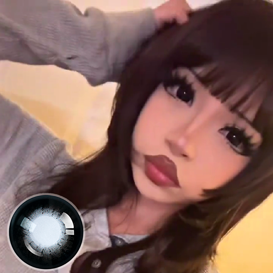 Mari's Black Doll Eye | Enlarge | Bigger |16mm | Mini Sclera | 1 Year