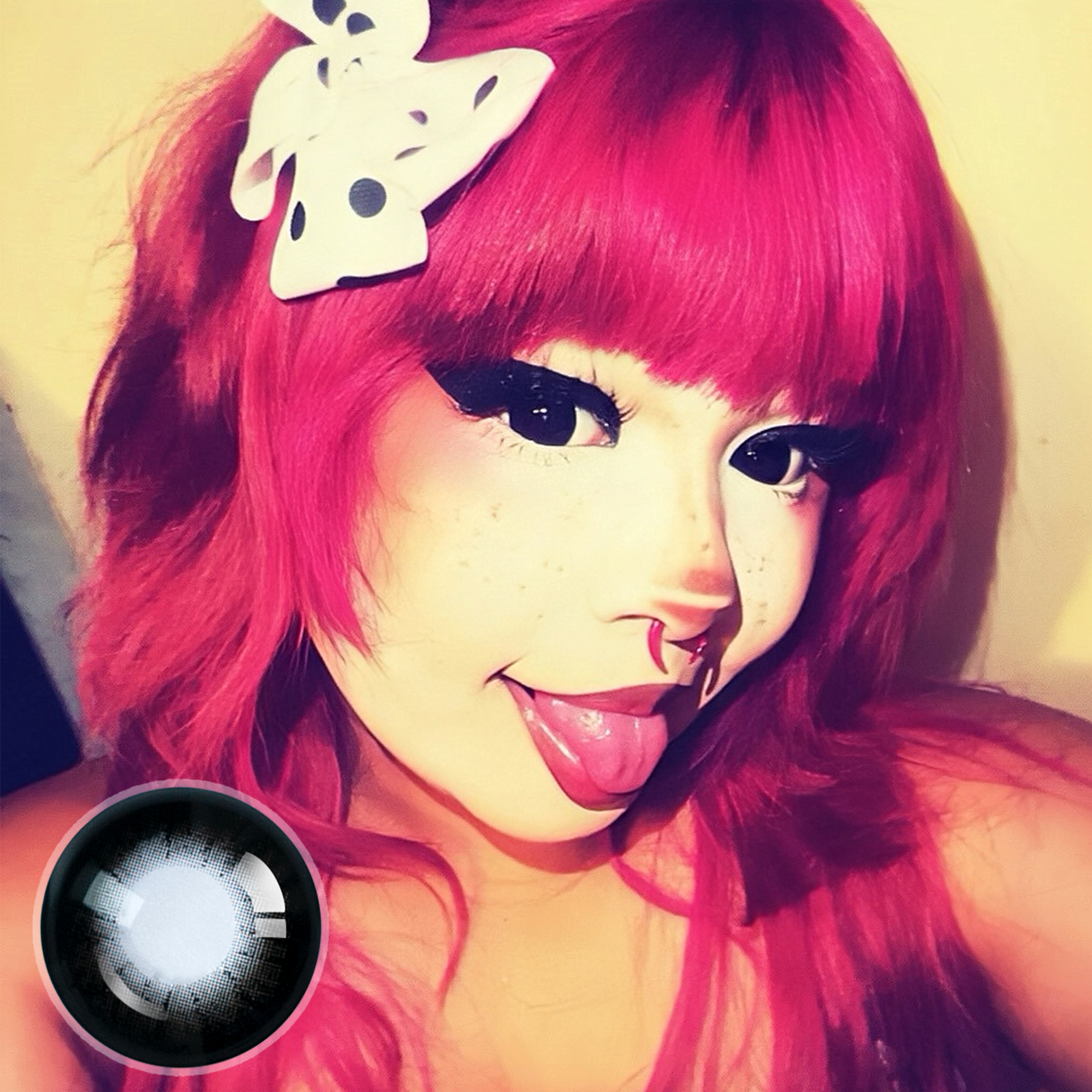 lyssagloom X Black Doll Eye | 16mm | Mini Sclera | 1 Year