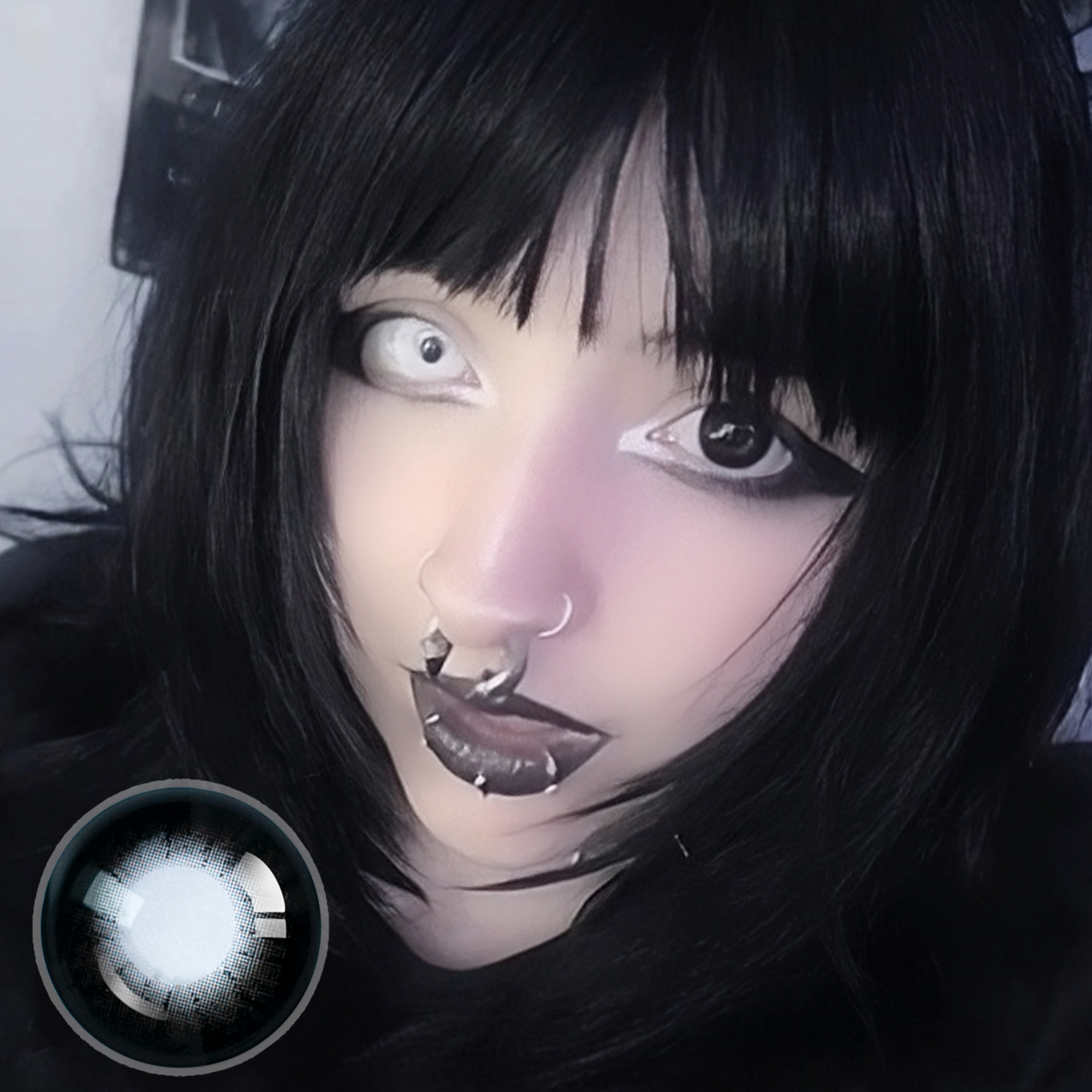 agoraphobic X Black Doll Eye | 16mm | Mini Sclera | 1 Year