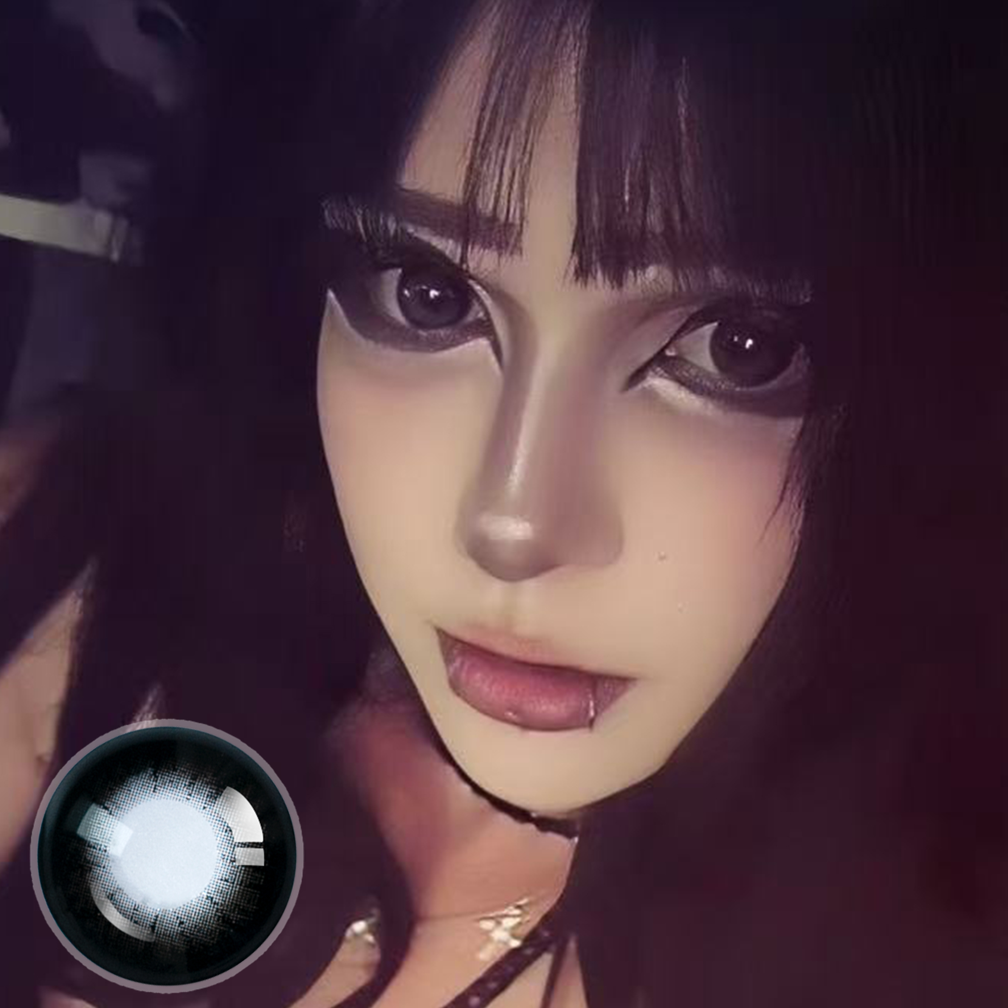 jaexcv X Black Doll Eye | 16mm | Mini Sclera | 1 Year