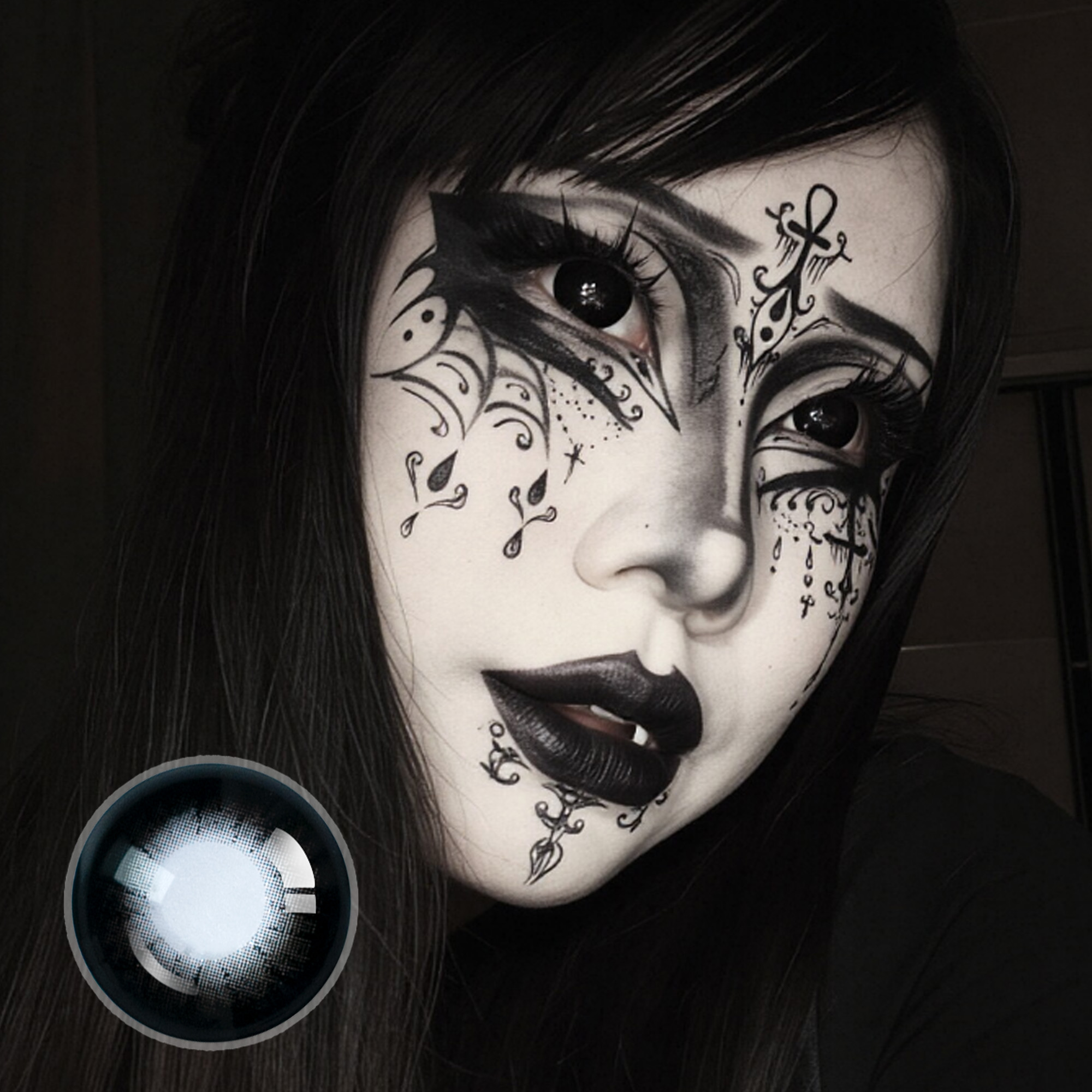 Tamako X Black Doll Eye | Enlarge | Bigger |16mm | Mini Sclera | 1 Year