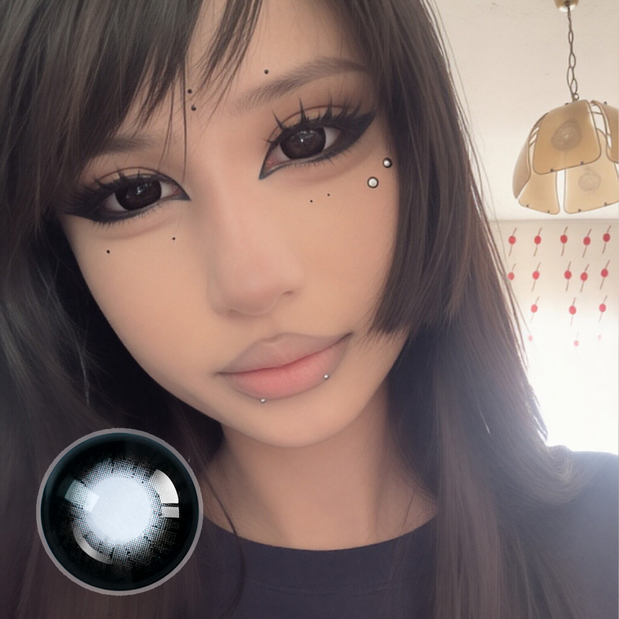o.yk05.o X Black Doll Eye | Enlarge |16mm | Mini Sclera | 1 Year