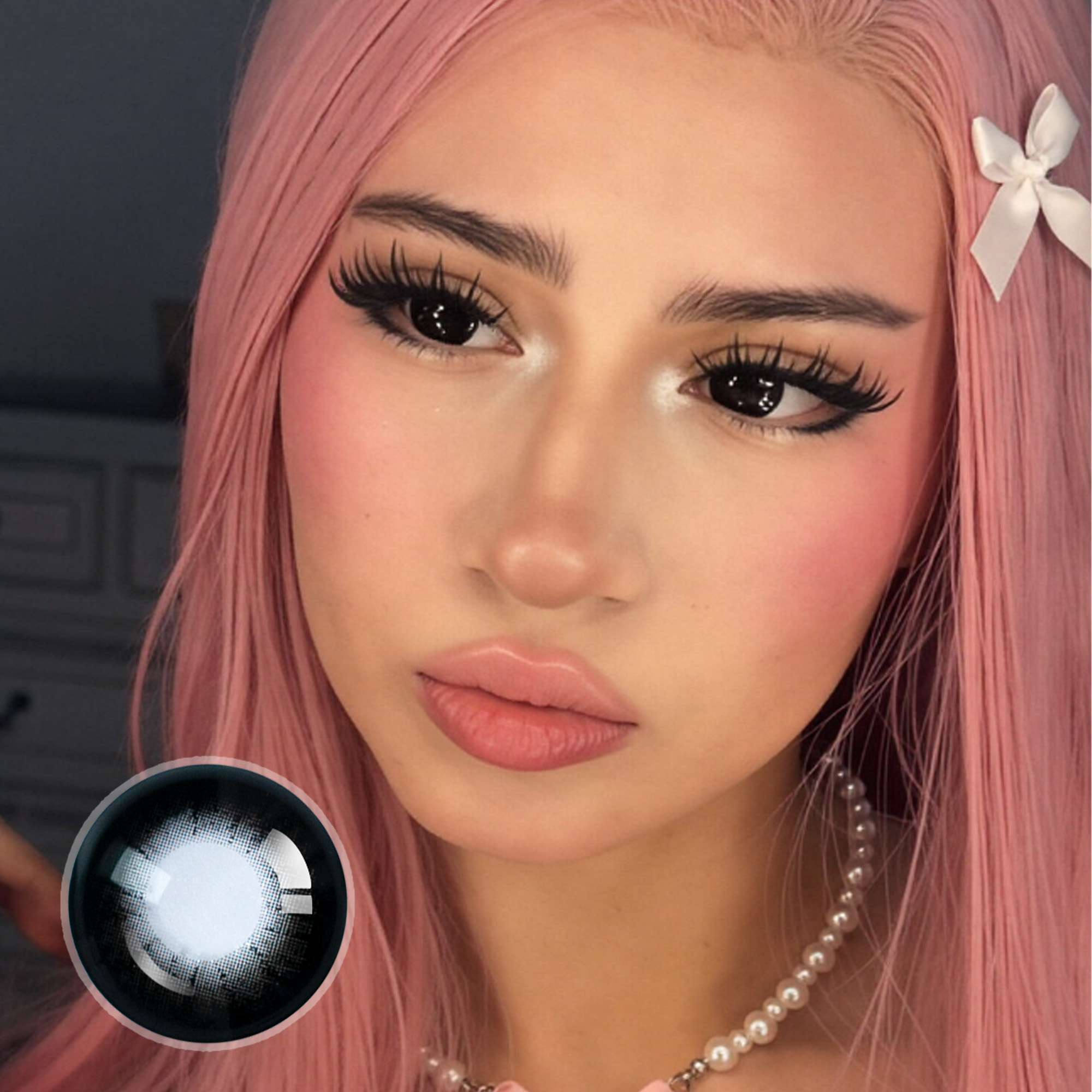 Jezzelle Castelletti X Black Doll Eye | Enlarge | Bigger |16mm | Mini Sclera | 1 Year