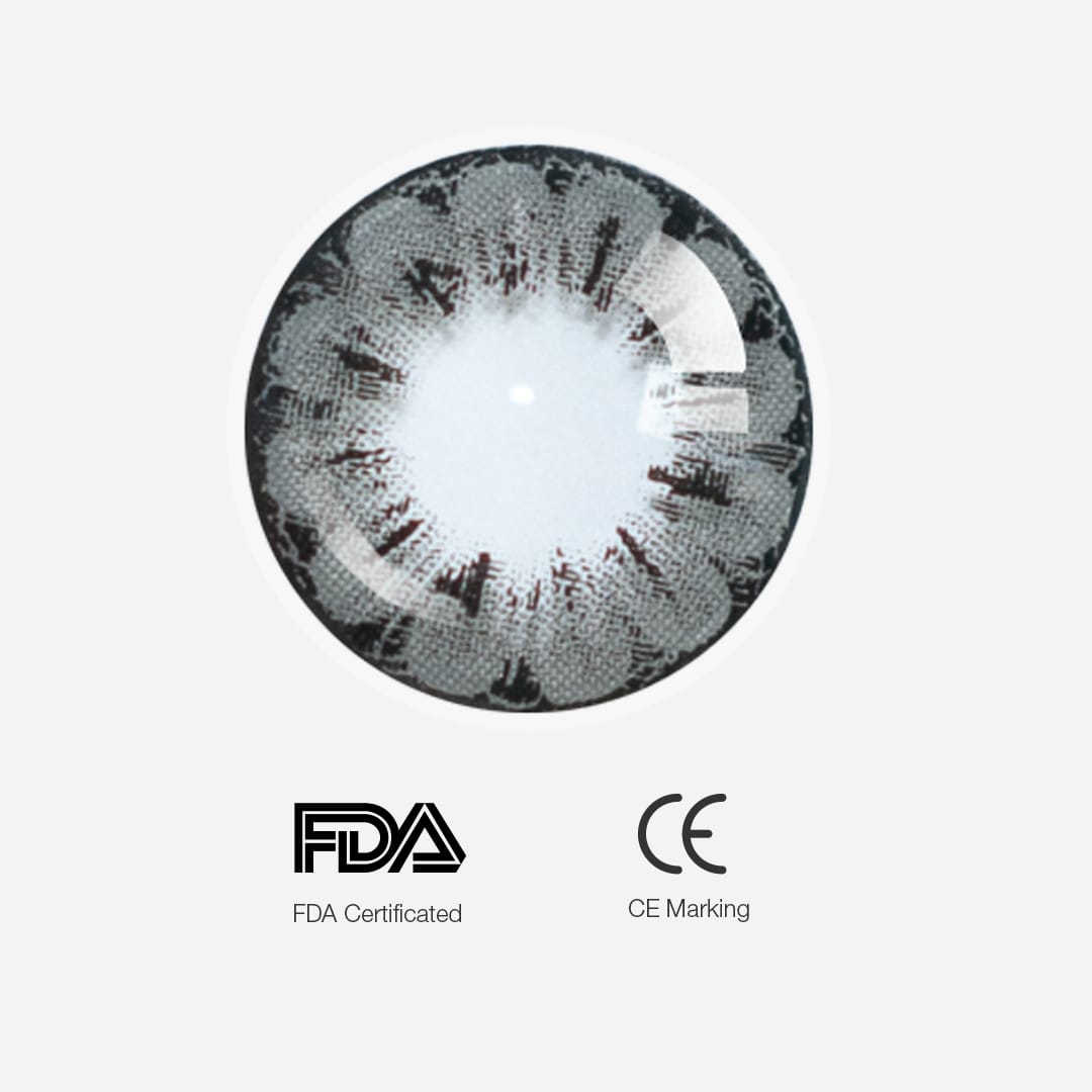 Rebel Gray Contact Lenses