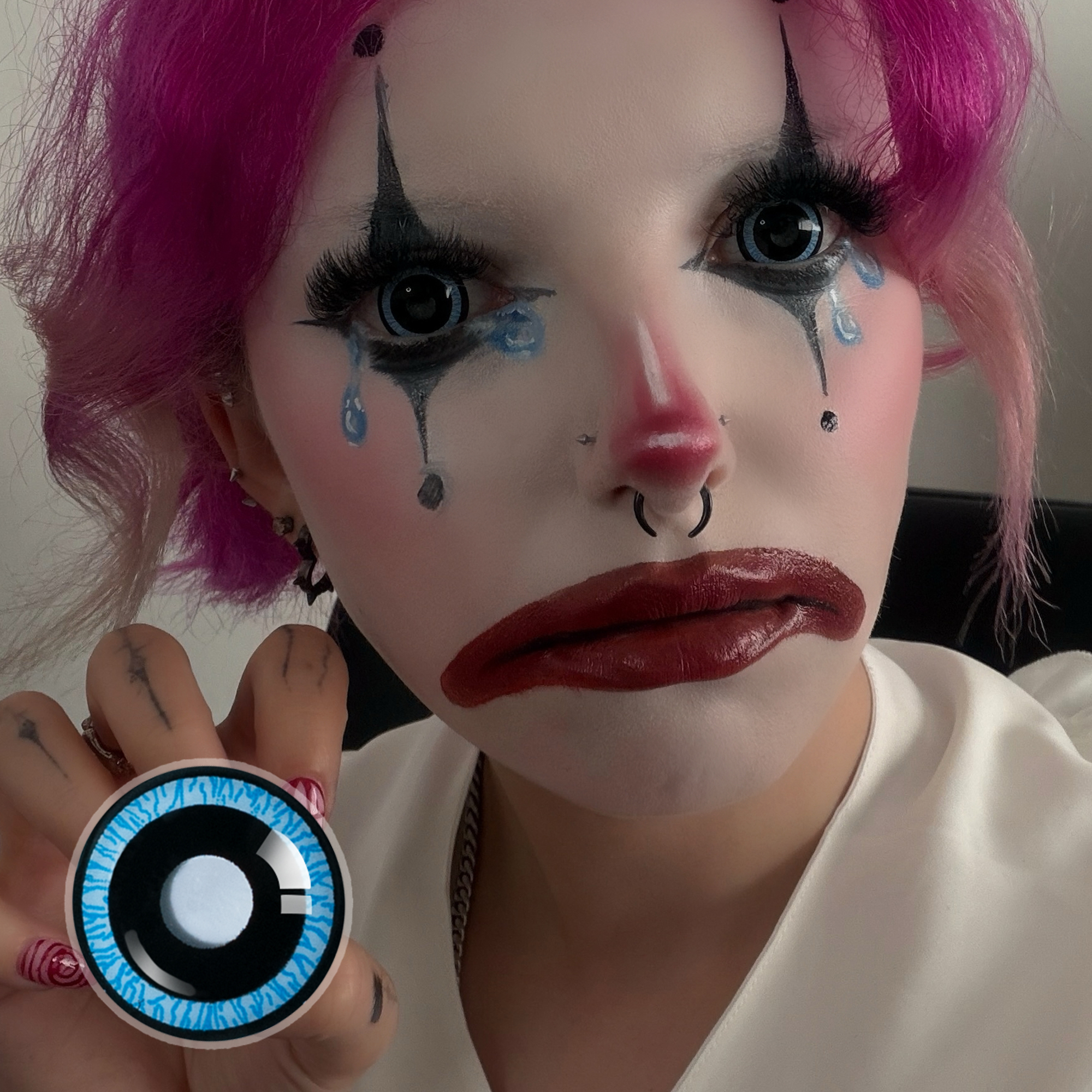 dollemup X Ghost Doll Mini Sclera (Halloween) | Enlarge |17mm | 1 Year