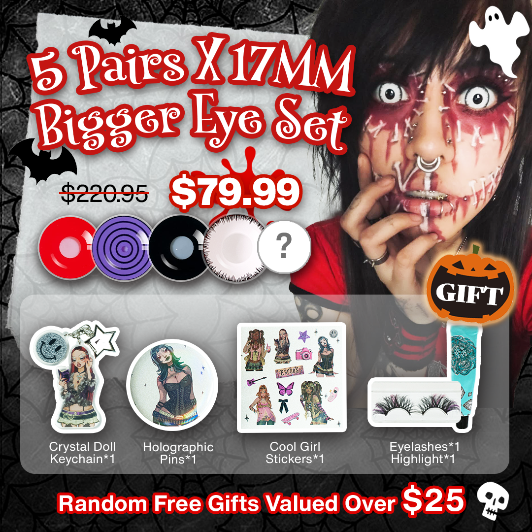 5 Pairs X 17MM Bigger Eye Set (Customized✨) 