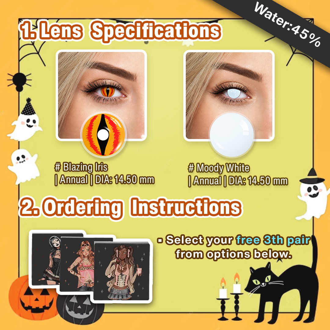 3 Pairs X Pumpkin Queen Halloween Set (Customized✨)