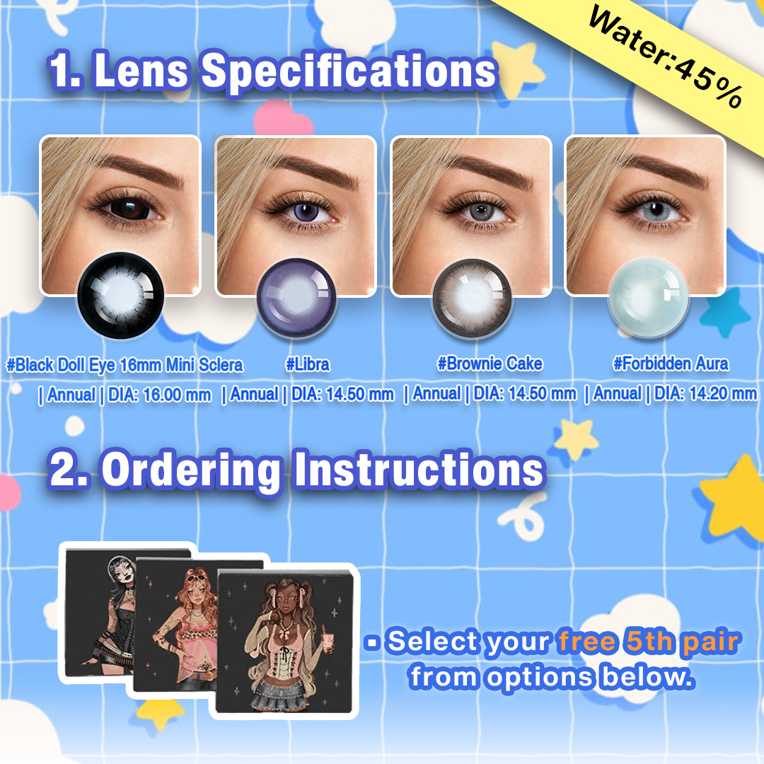 Back to School X 5 Pairs Blue Dolly Eye Set | Bigger | 16mm (Customized✨)