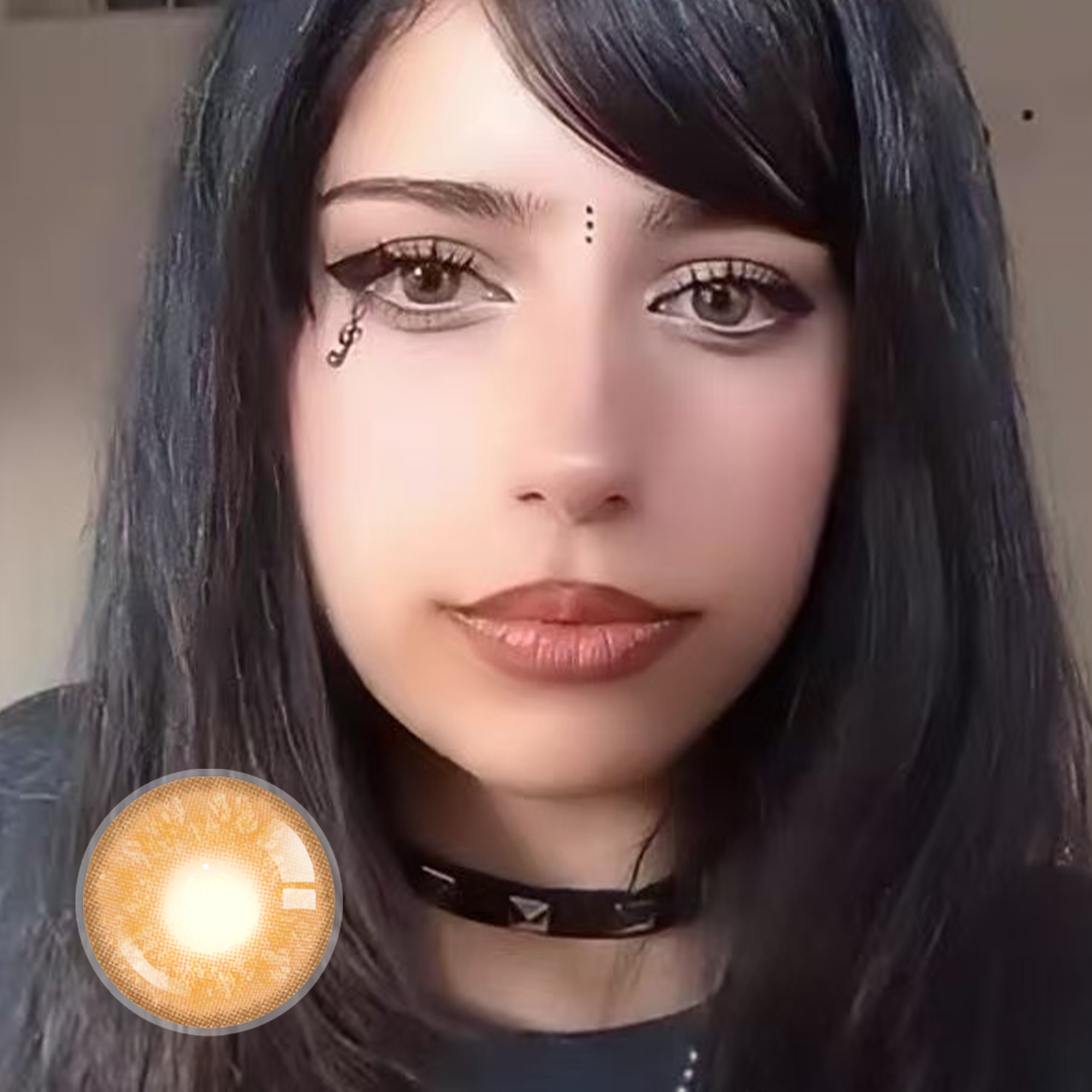 rinaebd X Russian Brown Contact Lenses