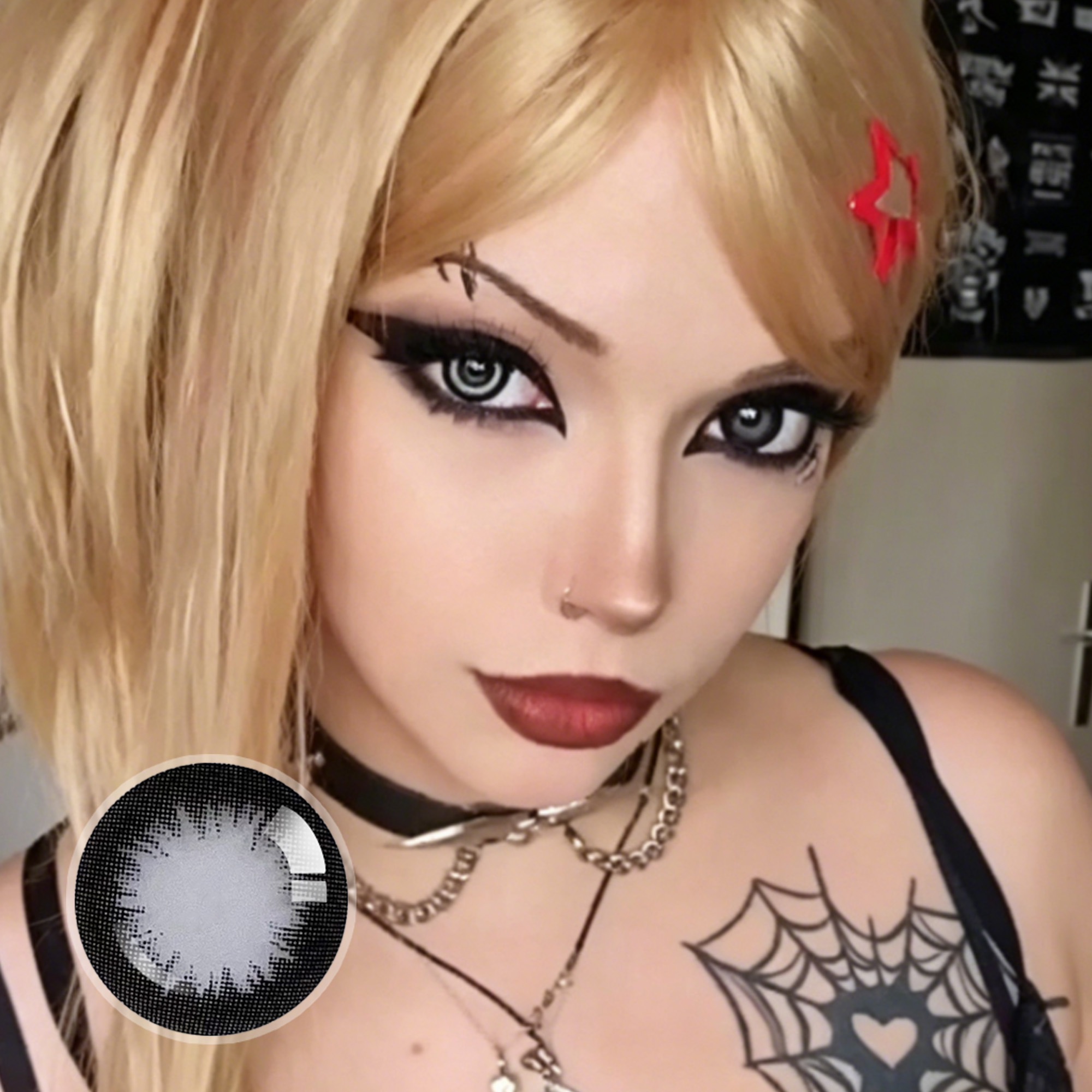 junetheoutsider X Dark Fairy Mini Sclera Contact Lenses (15mm)