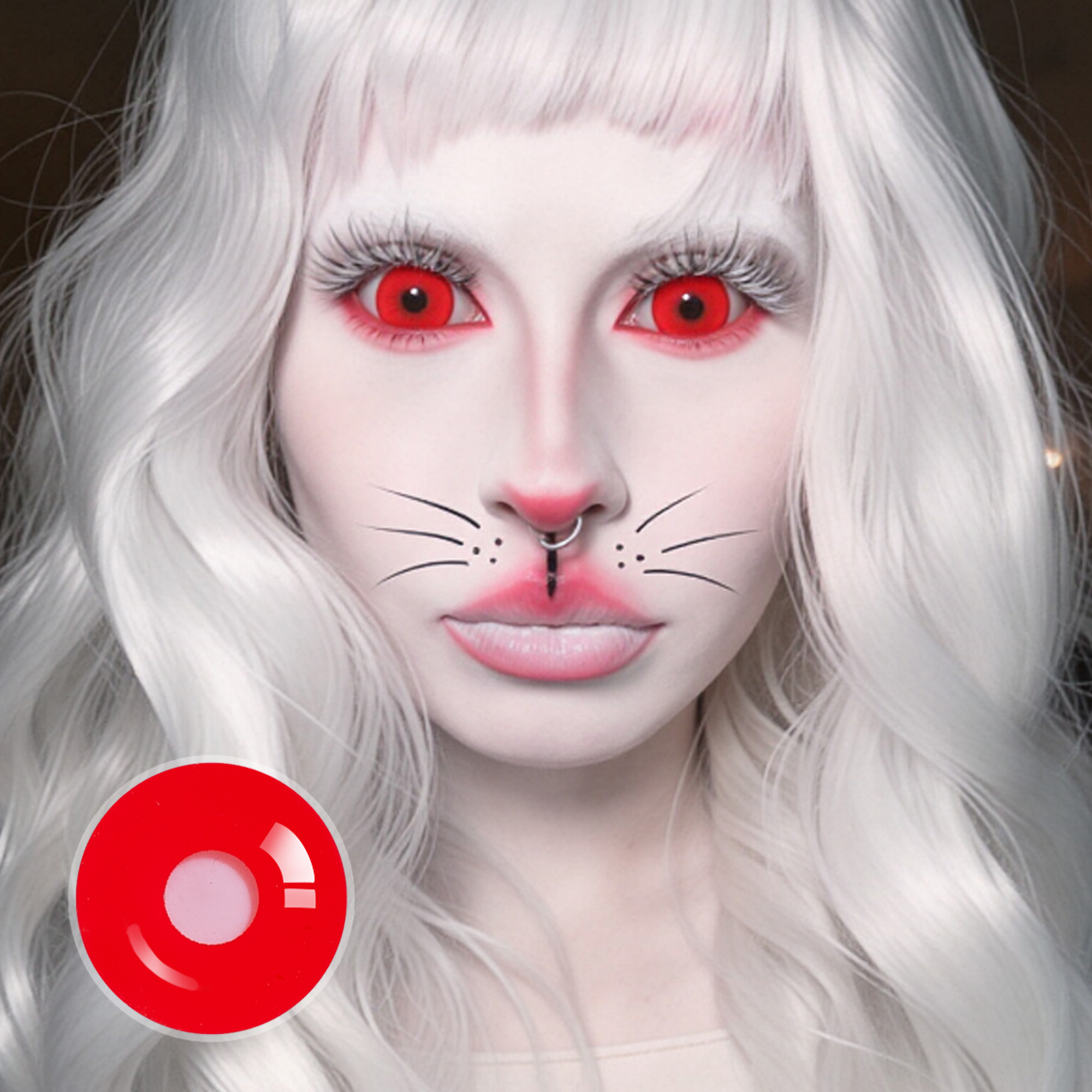 ggjacksonglam X Red Demon Doll Eye Mini Sclera Contact Lenses (17MM)