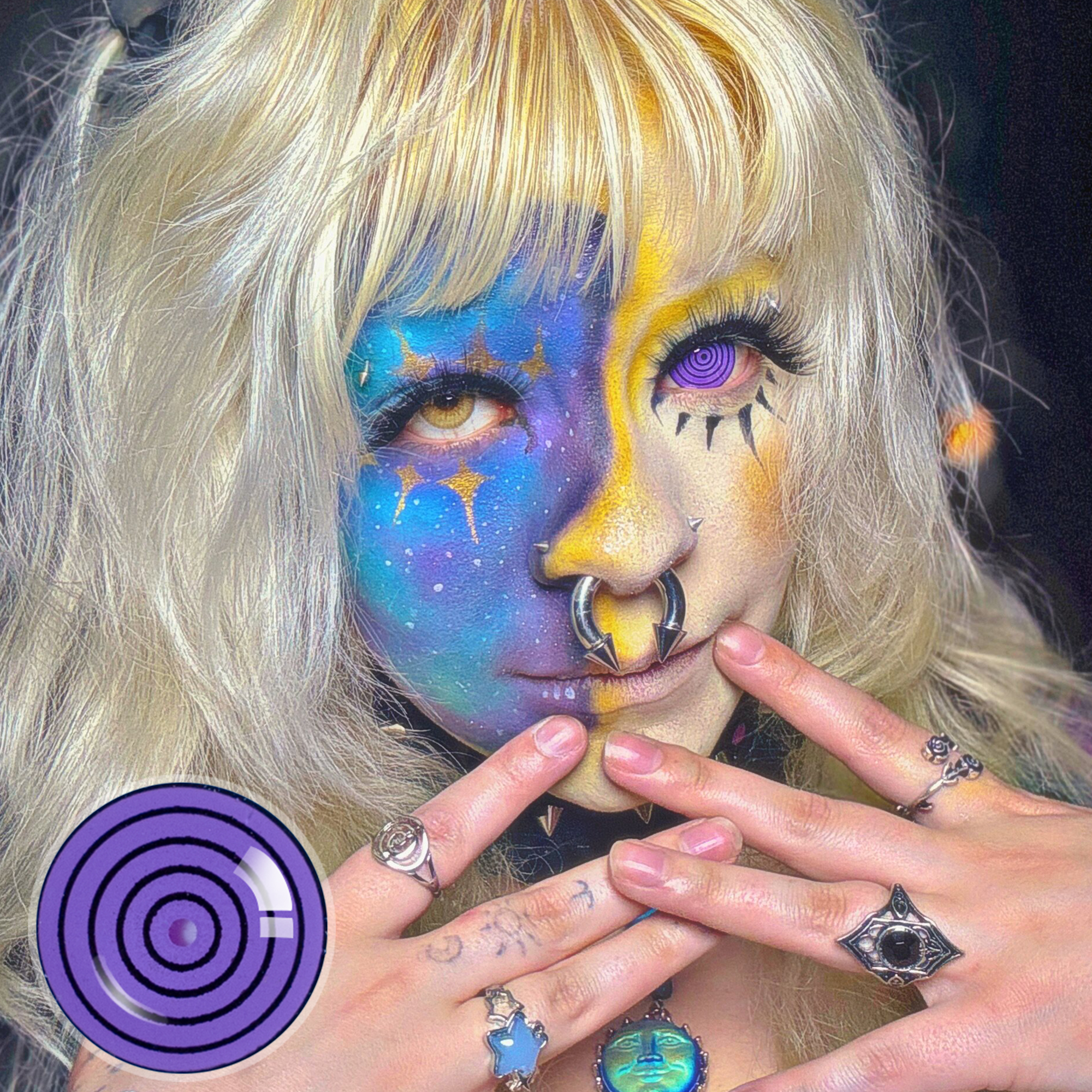 whimsiicalt X Purple Dizzy Doll | Purple |17mm | Mini Sclera | 1 Year