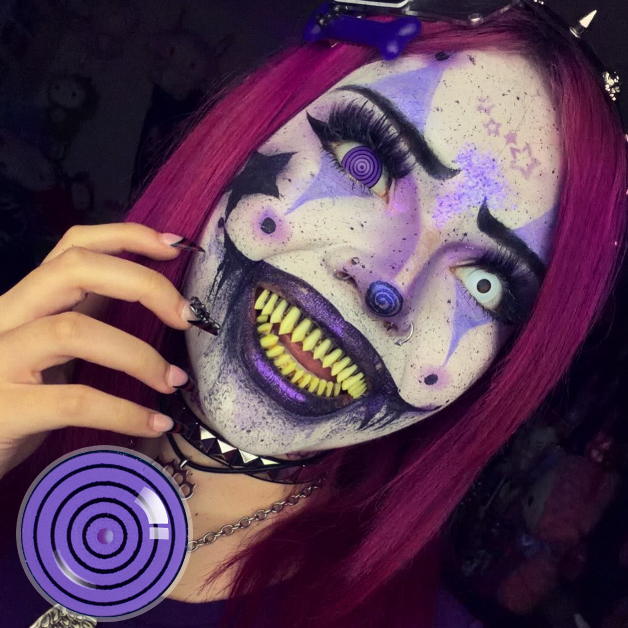 mysteriouslybeka X Purple Dizzy Doll (Halloween) | 17mm | Mini Sclera | 1 Year