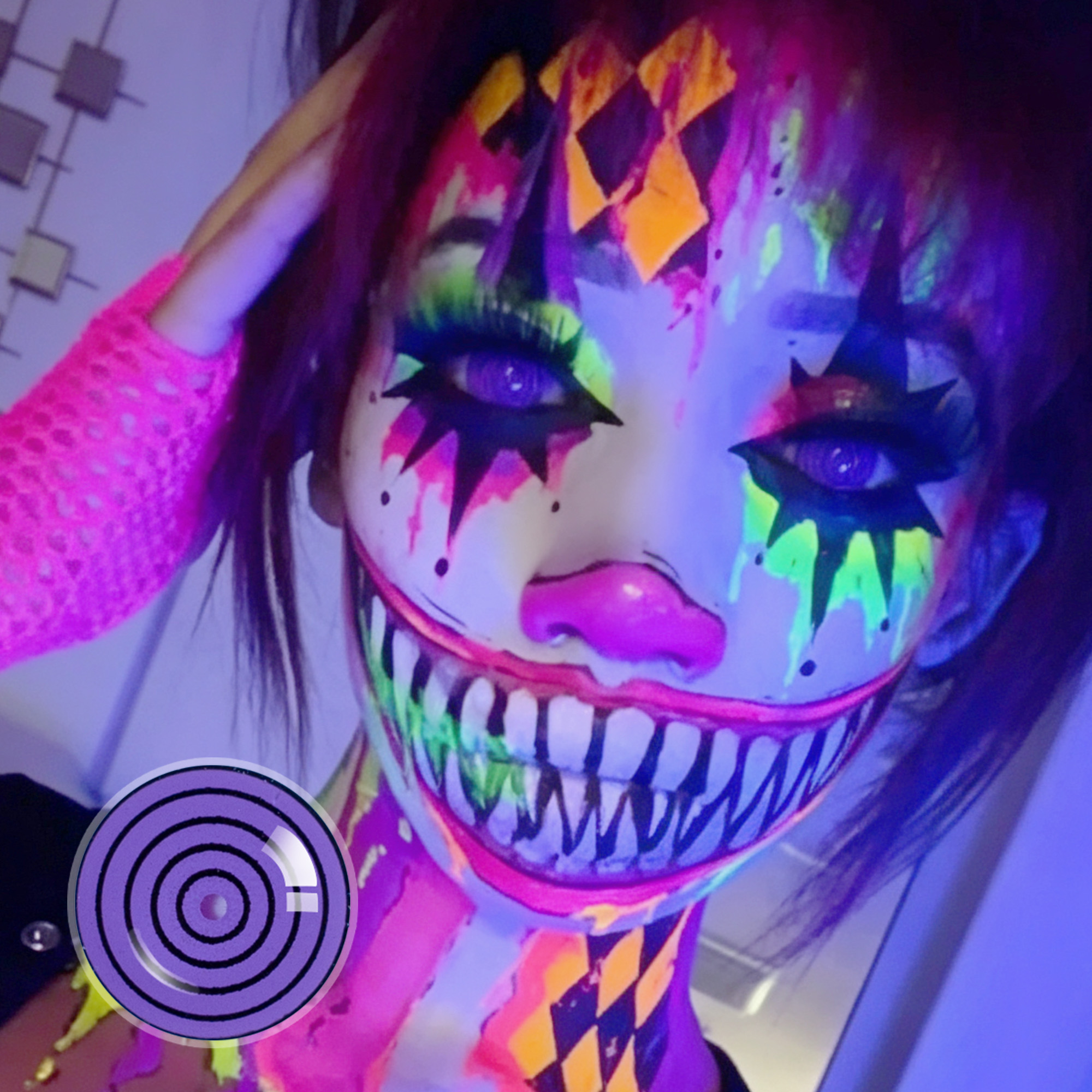 sfxryah X Purple Dizzy Doll | Enlarge | Purple |17mm | Mini Sclera | 1 Year