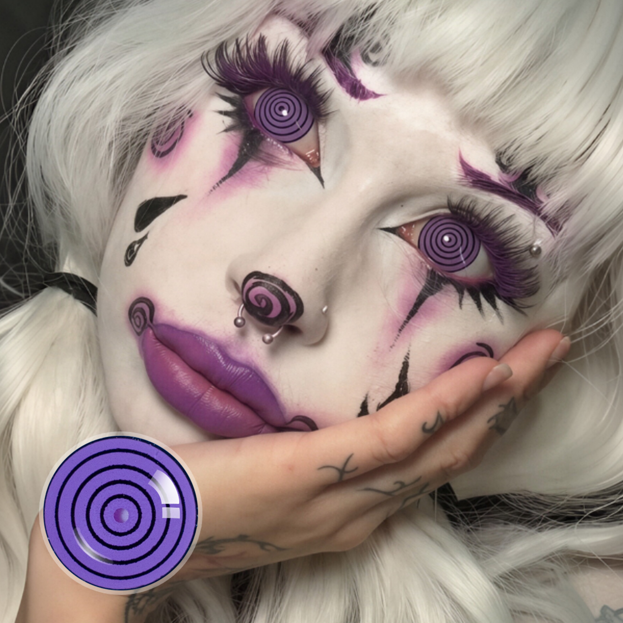ggjackson_ X Purple Dizzy Doll | Enlarge | Purple |17mm | Mini Sclera | 1 Year