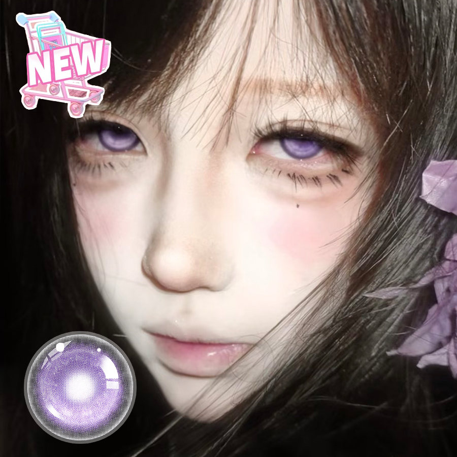Mulberry Fizz Purple Contact Lenses