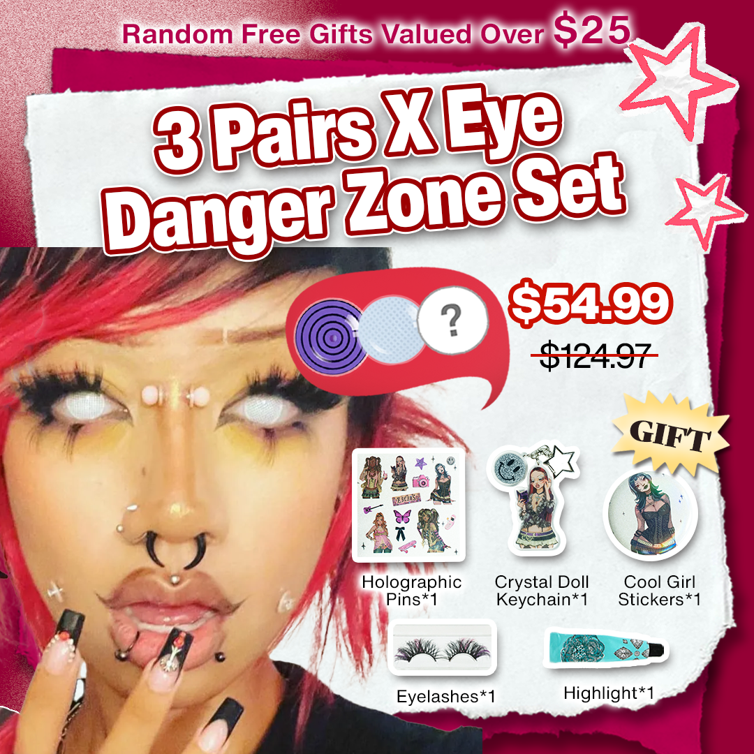 3 Pairs X Danger Zone Set (Customized✨) 