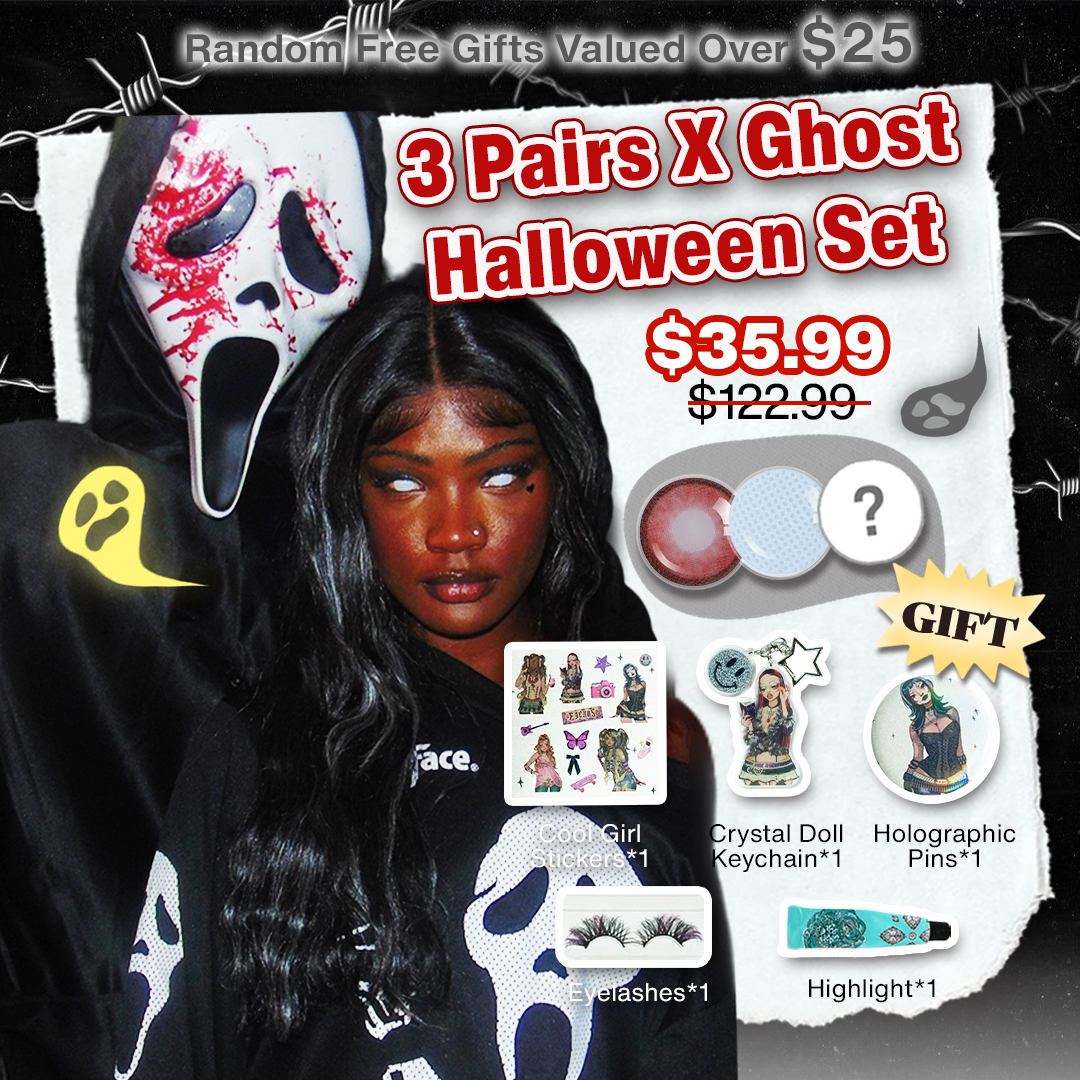 3 Pairs X Ghost Halloween Set | Bigger (Customized✨)