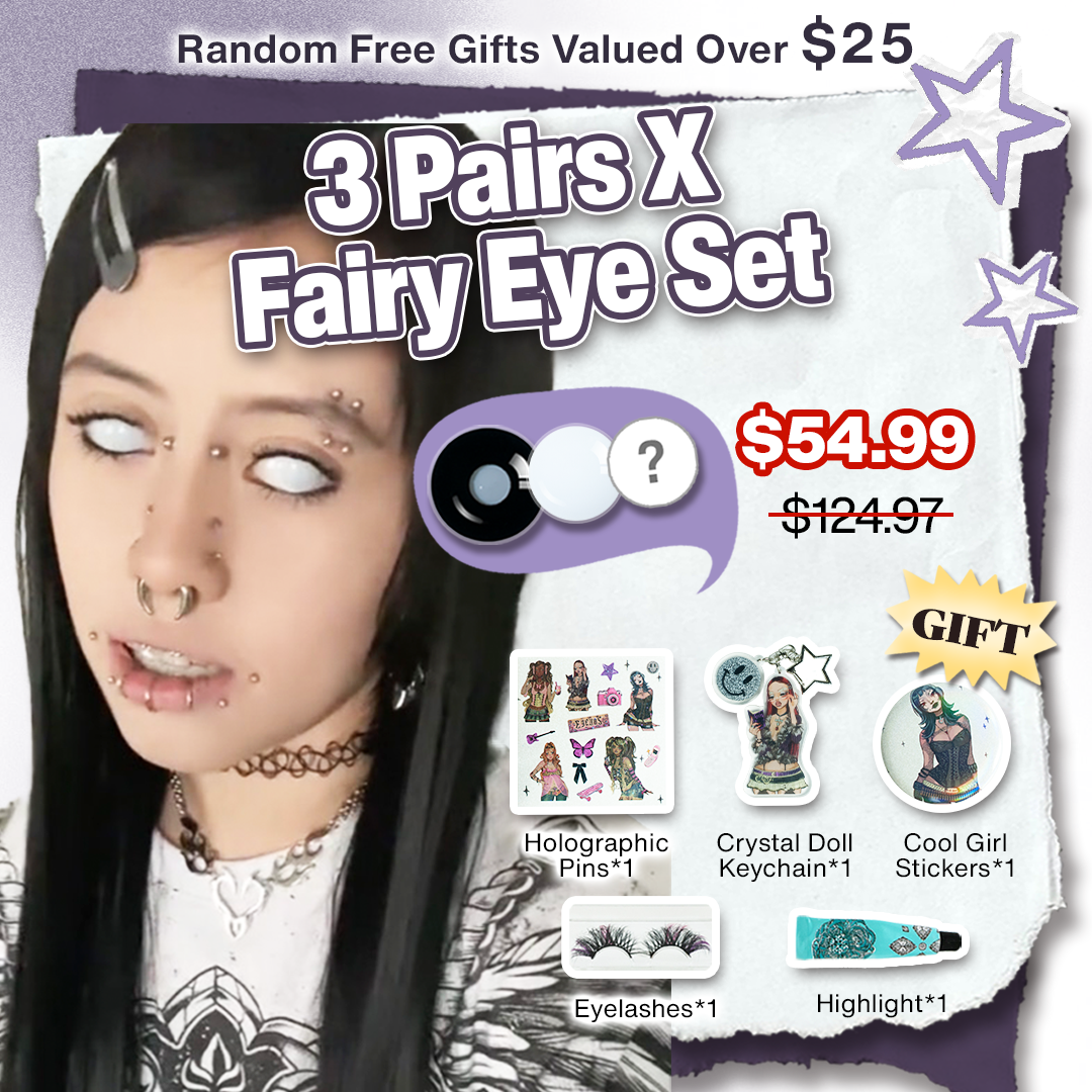 3 Pairs X Fairy Eye Set (Customized✨) 