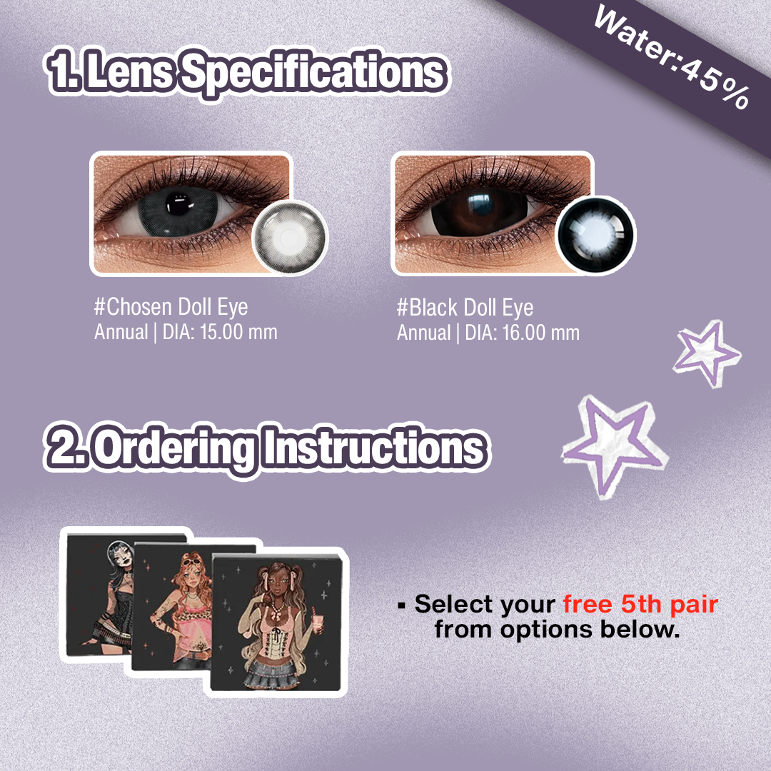 Bigger Doll Eye Set 16mm x 15 mm (Customized✨)