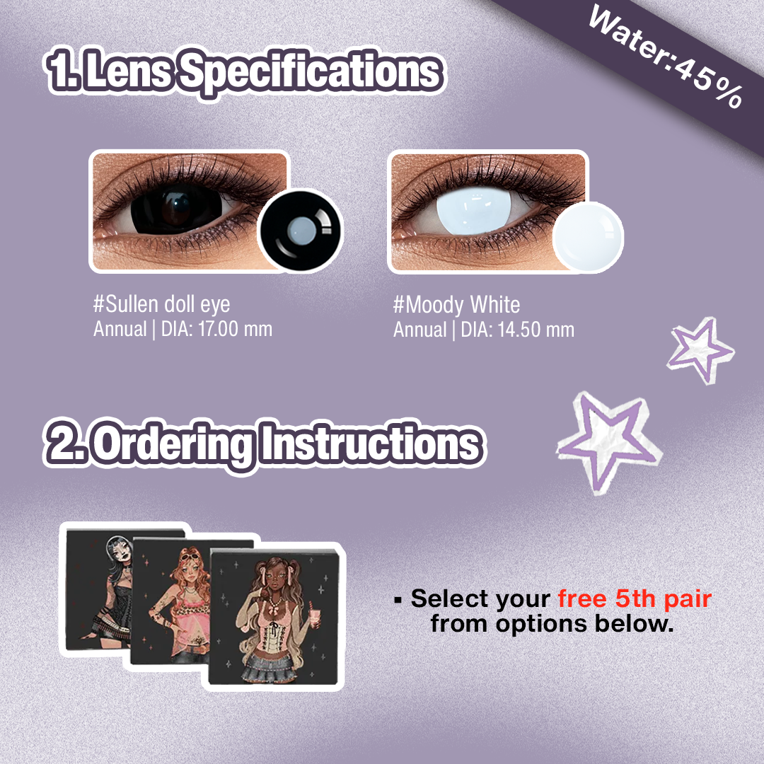 3 Pairs X Fairy Eye Set (Customized✨) 