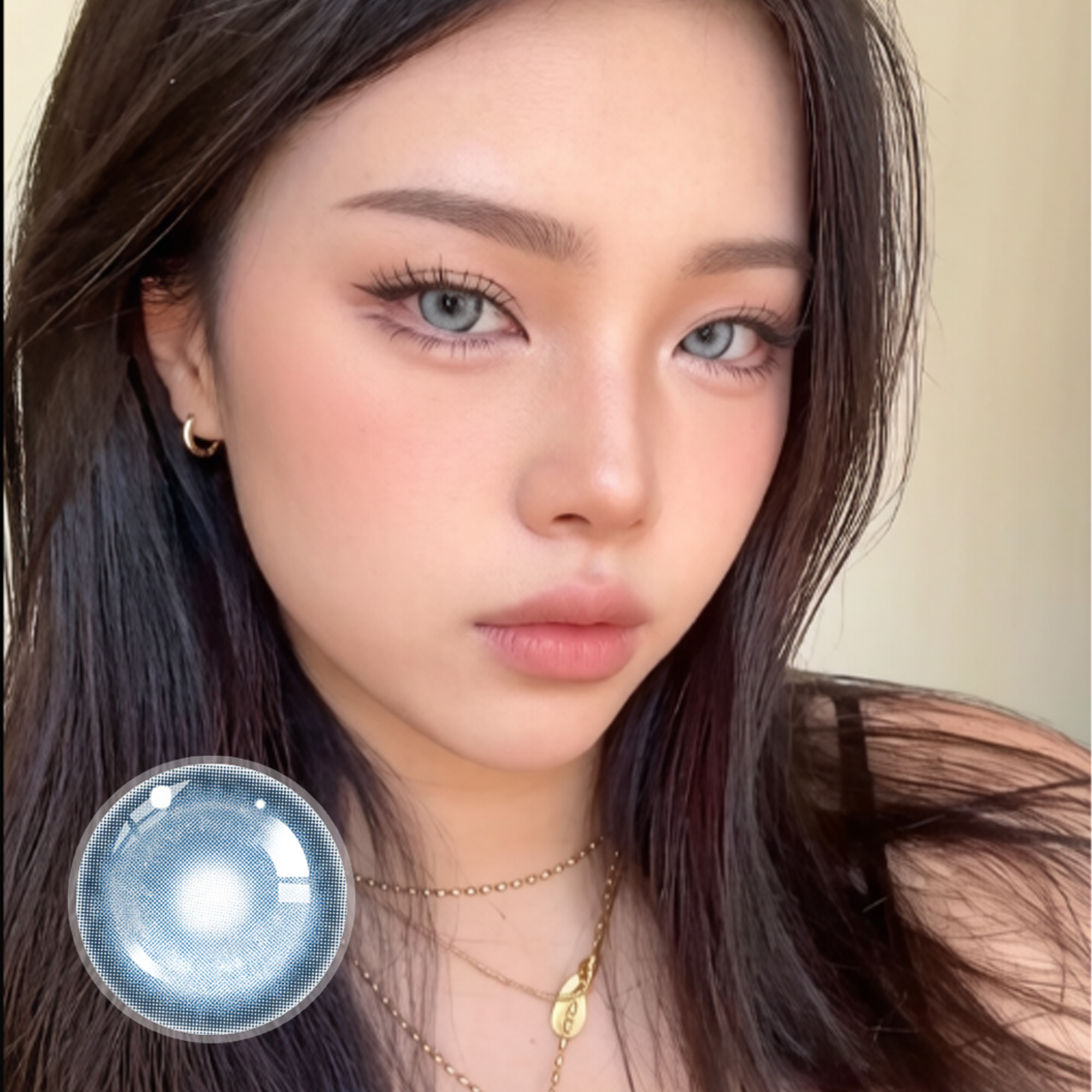 Steph X Blue Lychee Contact Lenses