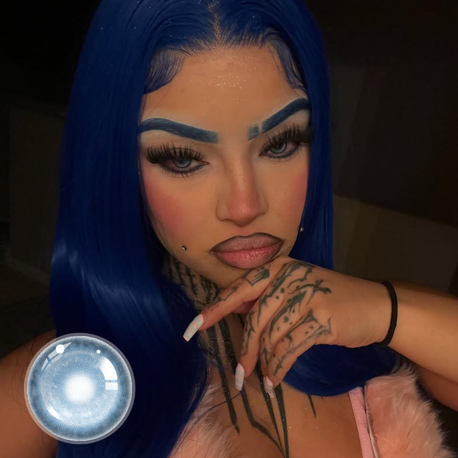 Keezh's Blue Lychee Contact Lenses